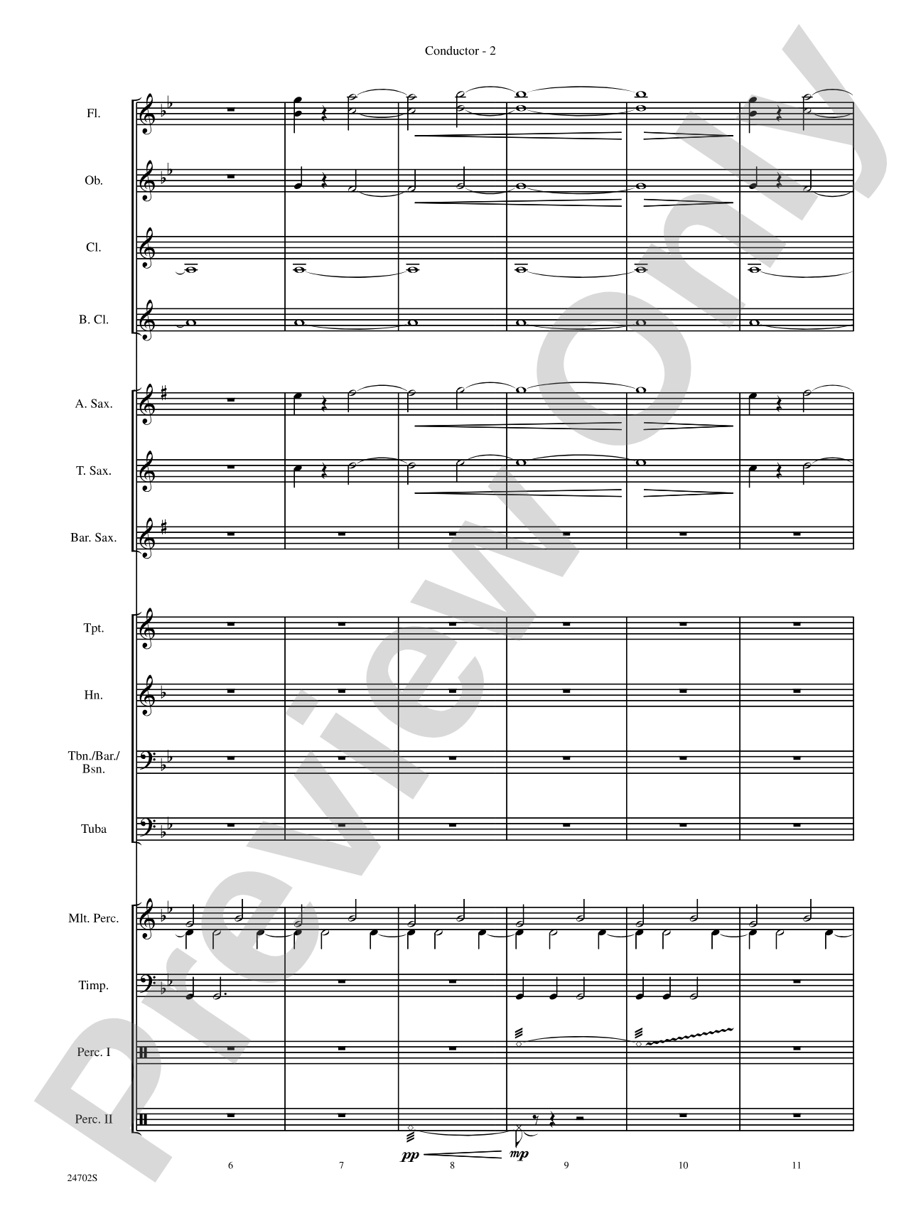 Symphonic Statement: Concert Band Conductor Score & Parts