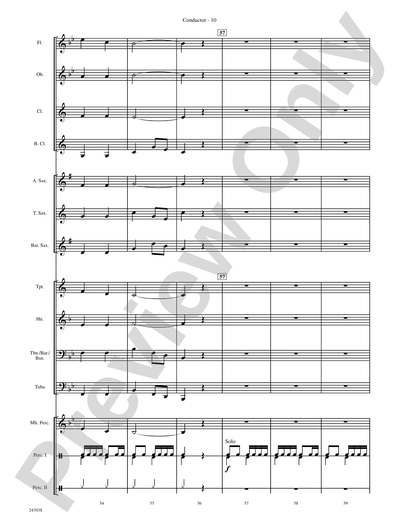 Marching Through Scotland: Concert Band Conductor Score & Parts