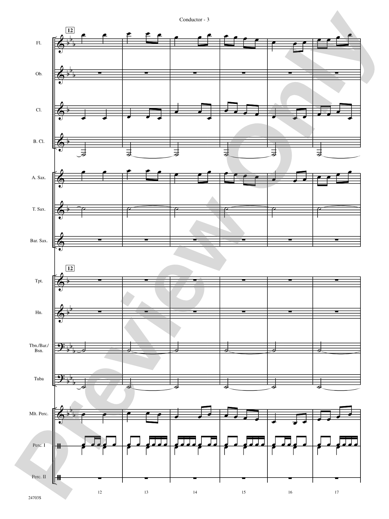 Marching Through Scotland: Concert Band Conductor Score & Parts