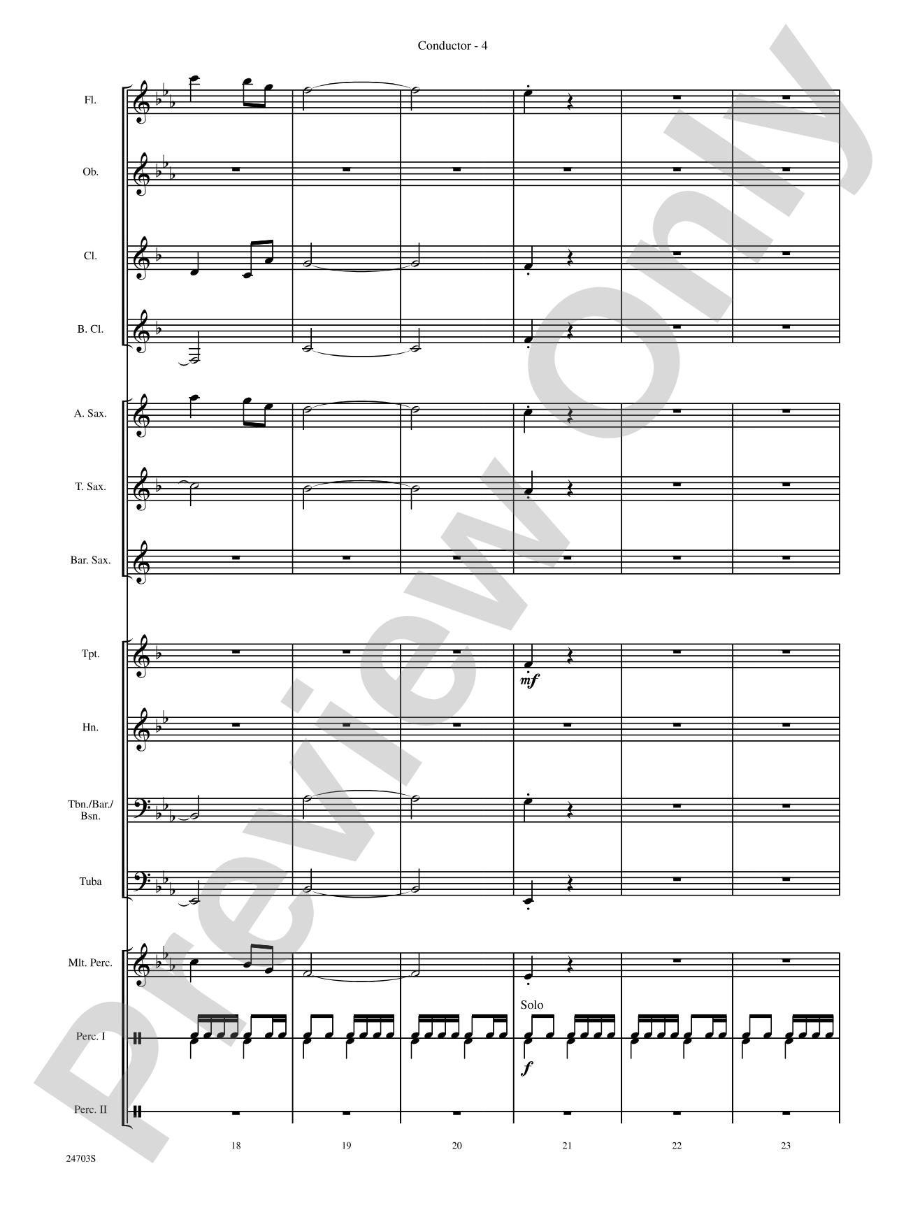 Marching Through Scotland: Concert Band Conductor Score & Parts