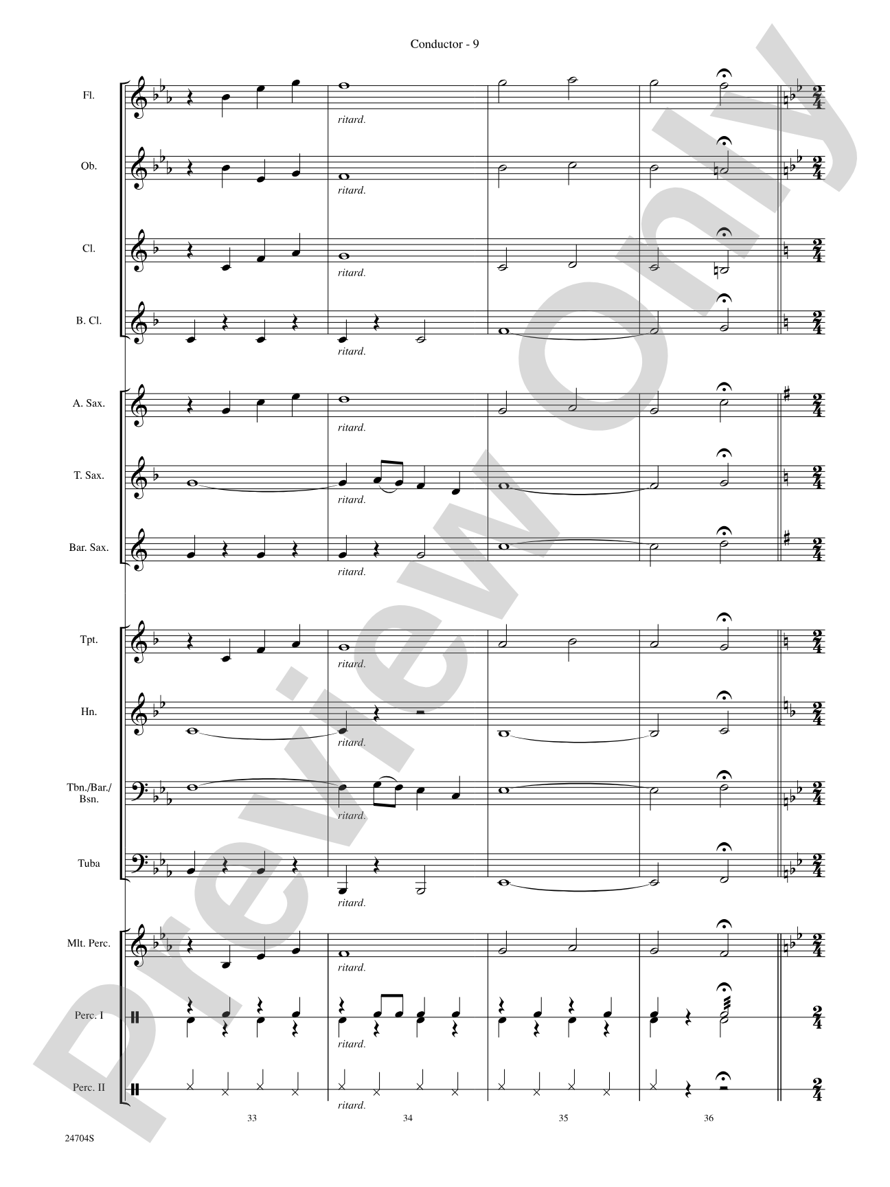 Way Out West: Concert Band Conductor Score & Parts