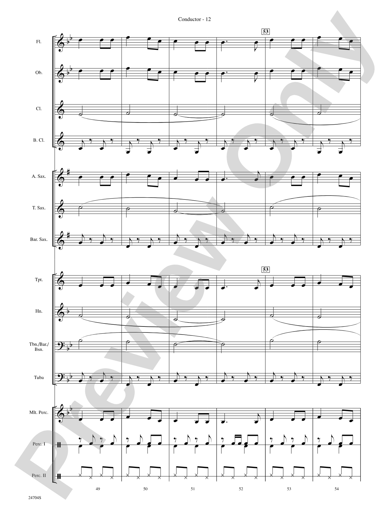 Way Out West: Concert Band Conductor Score & Parts