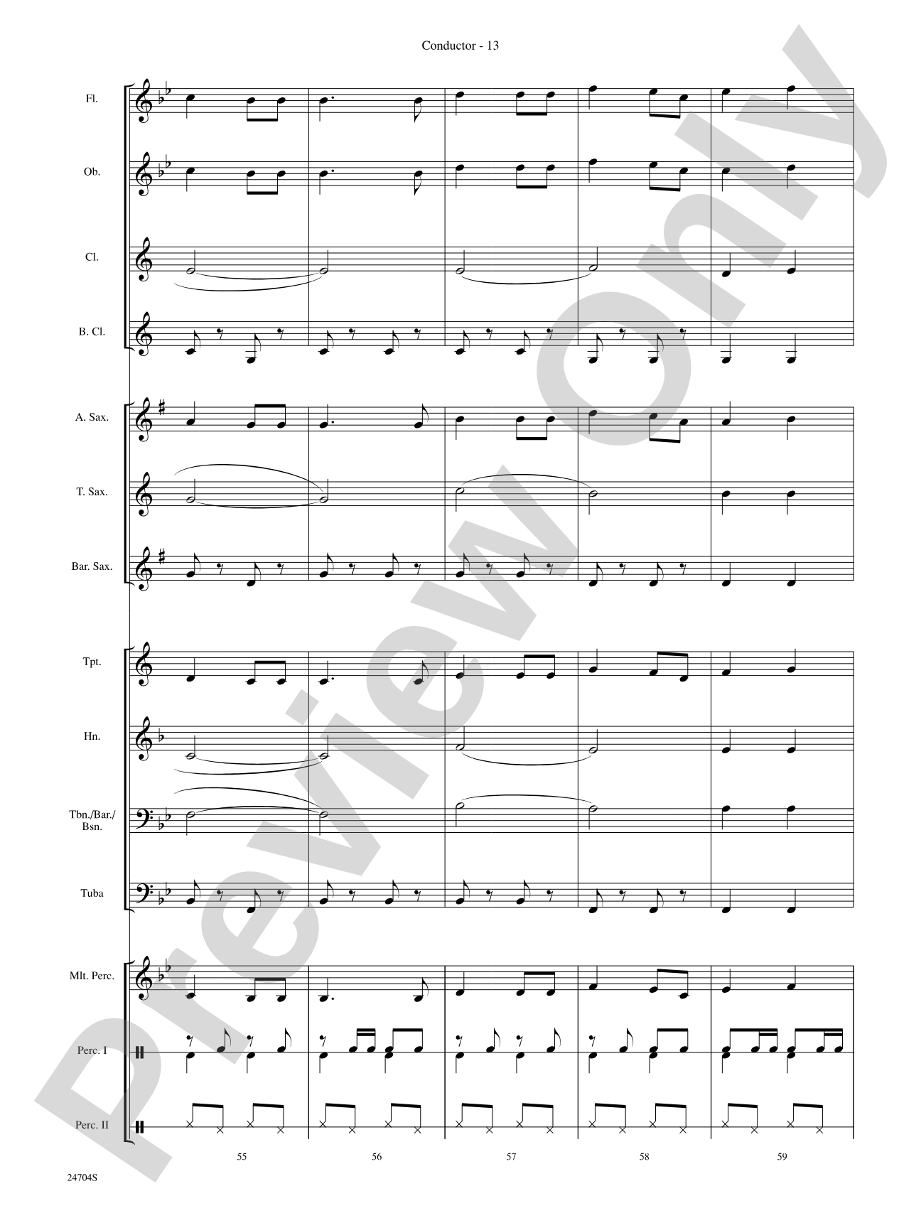 Way Out West: Concert Band Conductor Score & Parts