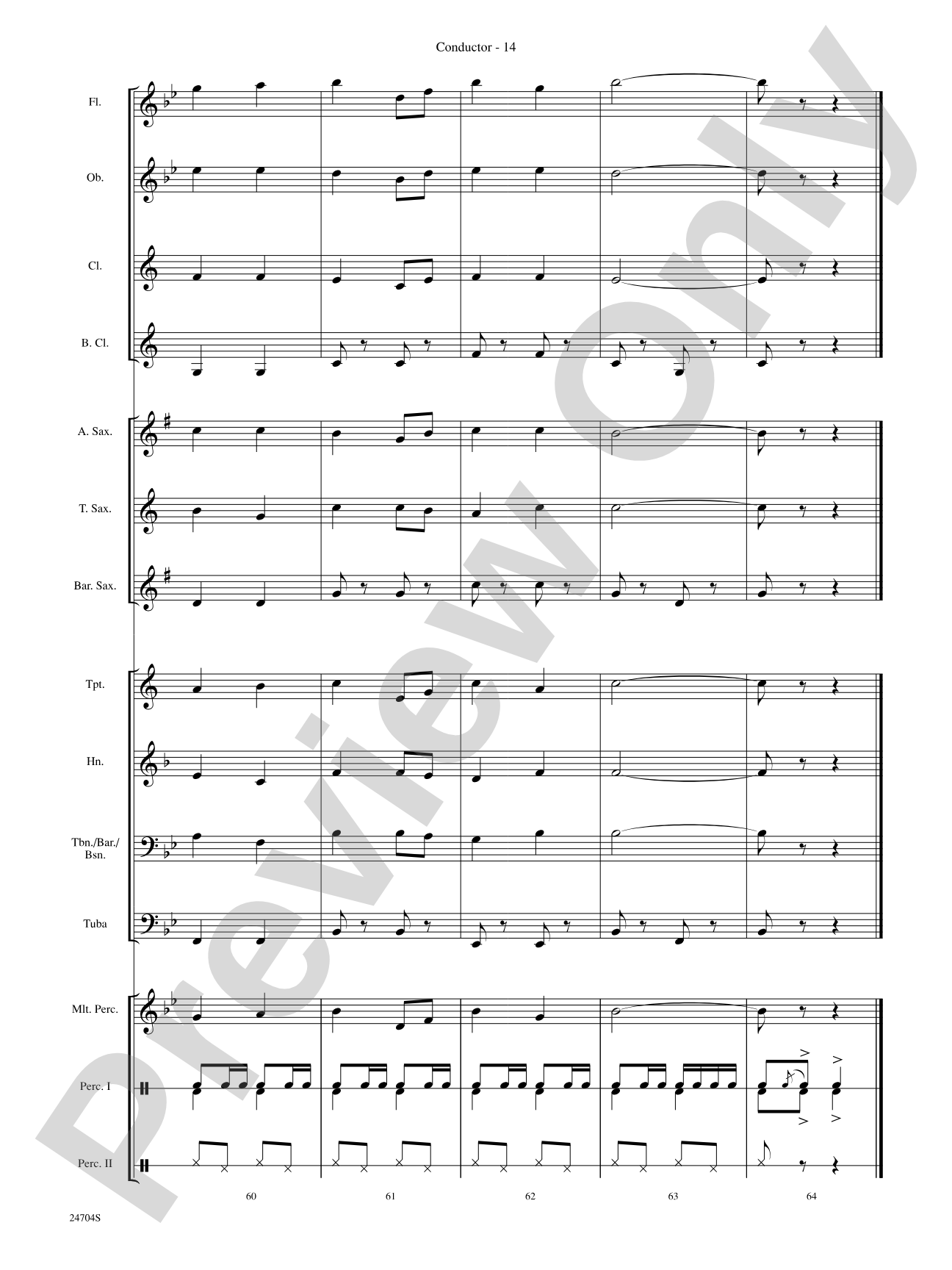 Way Out West: Concert Band Conductor Score & Parts