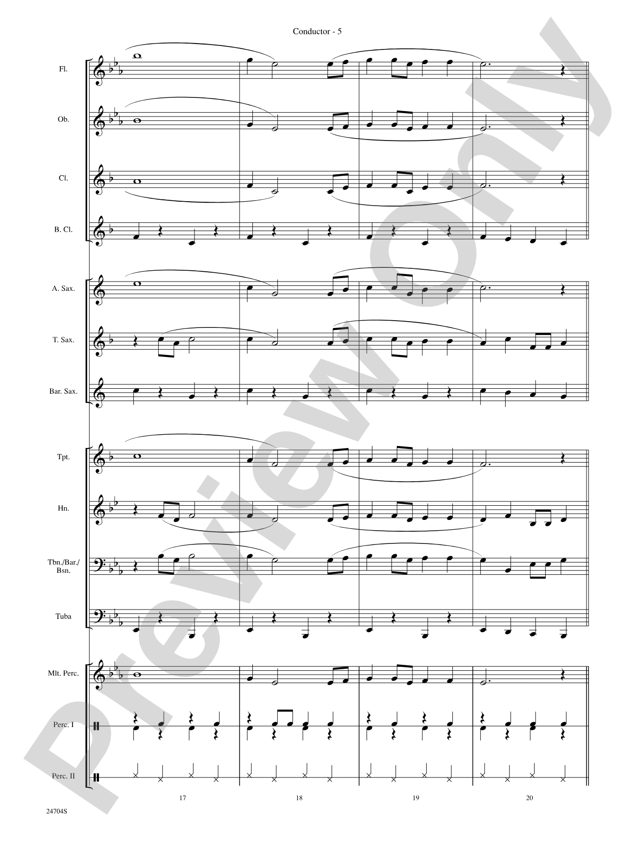 Way Out West: Concert Band Conductor Score & Parts