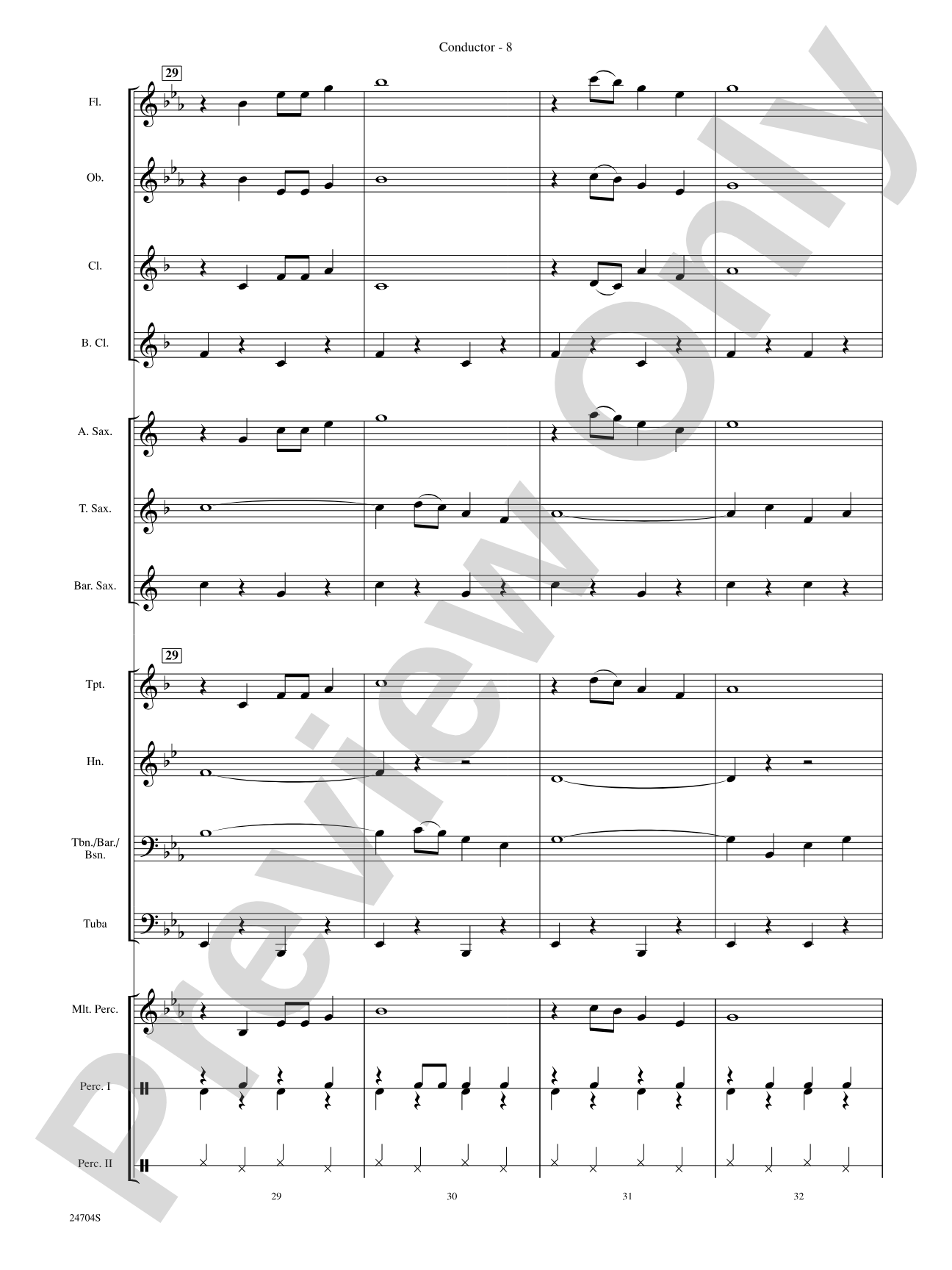 Way Out West: Concert Band Conductor Score & Parts