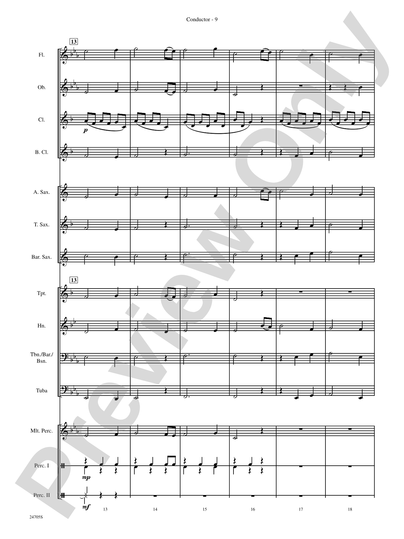 Belwin Beginning Band Kit #2: Concert Band Conductor Score & Parts
