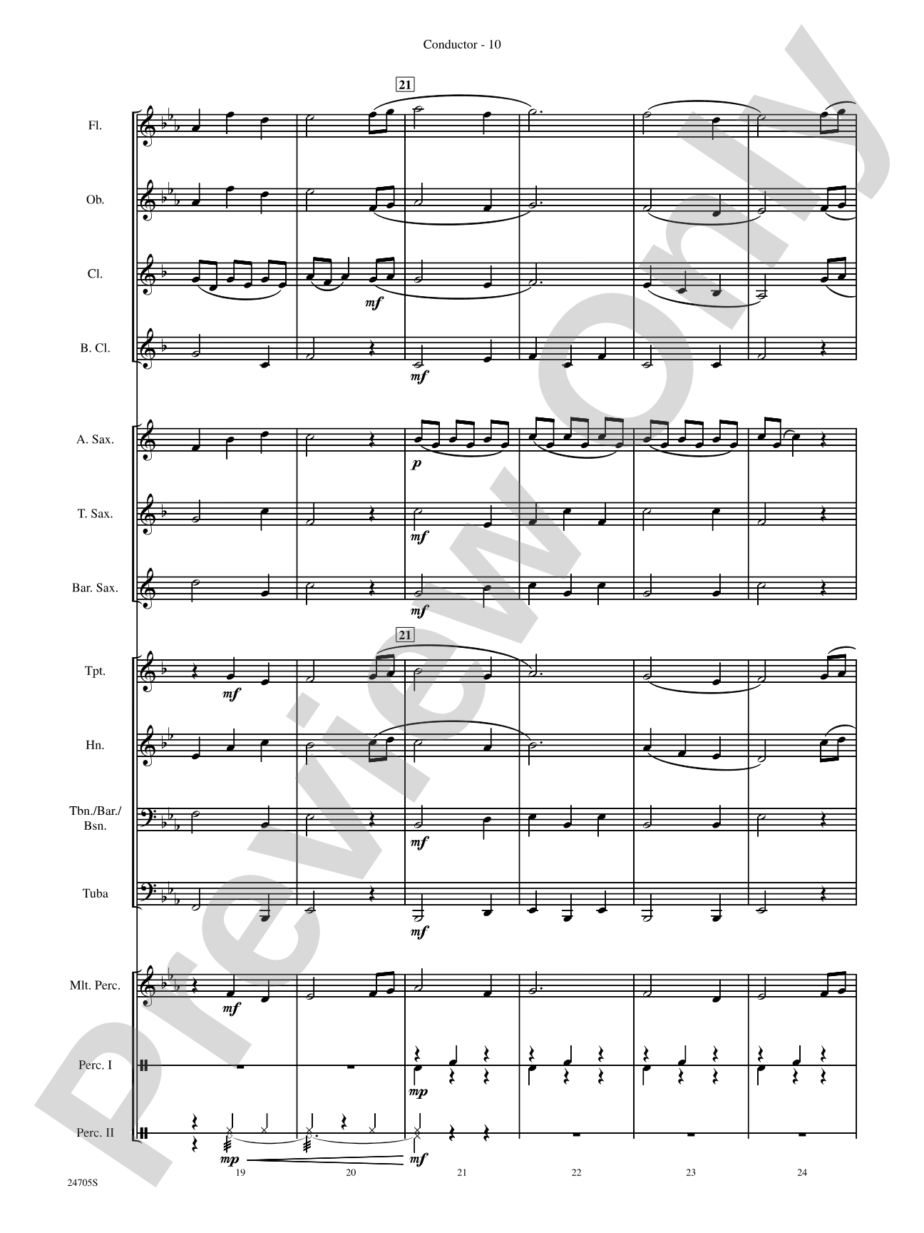 Belwin Beginning Band Kit #2: Concert Band Conductor Score & Parts