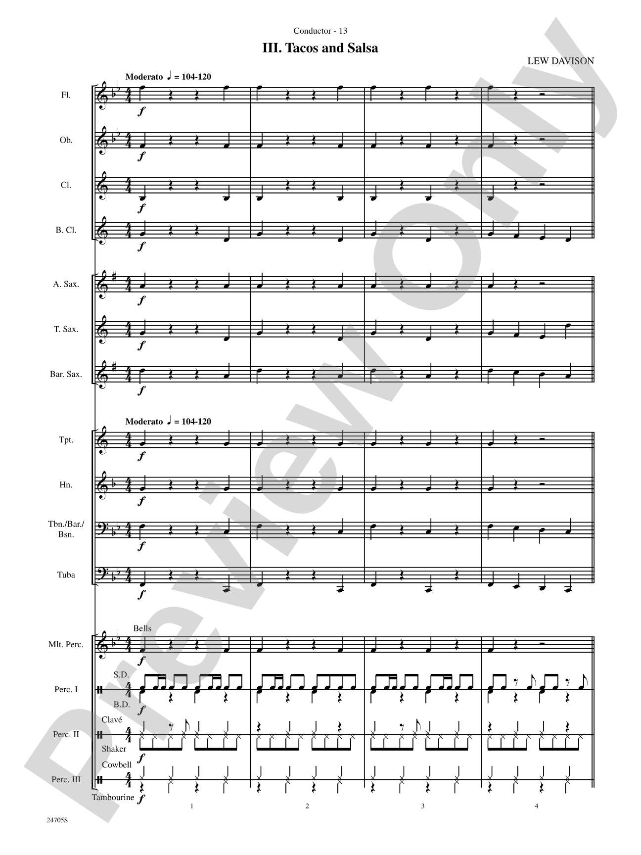 Belwin Beginning Band Kit #2: Concert Band Conductor Score & Parts