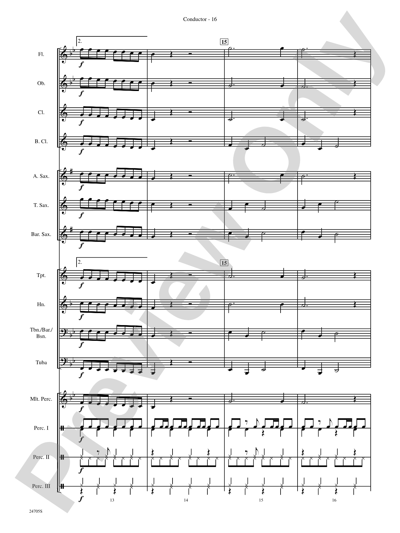 Belwin Beginning Band Kit #2: Concert Band Conductor Score & Parts