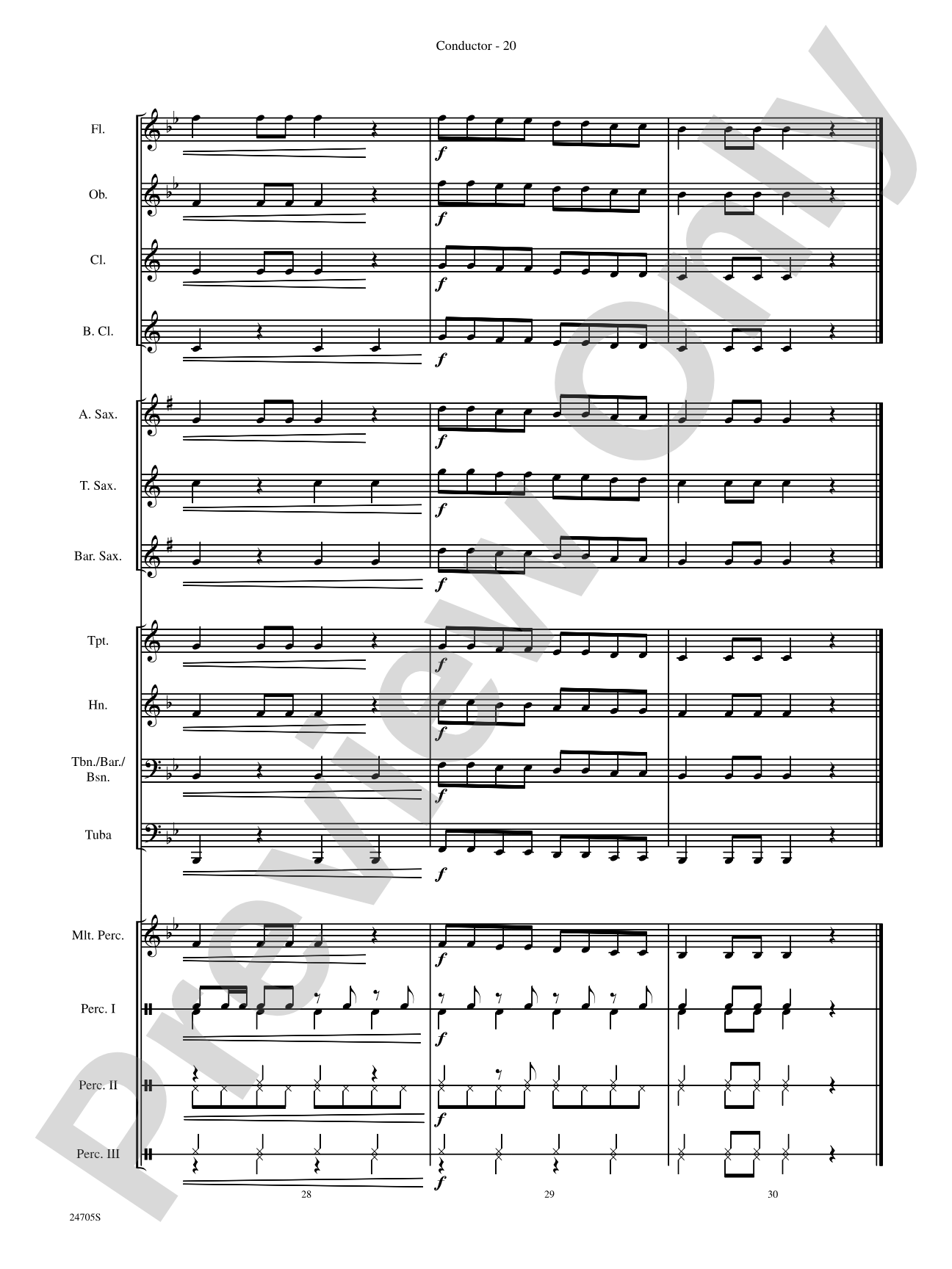 Belwin Beginning Band Kit #2: Concert Band Conductor Score & Parts