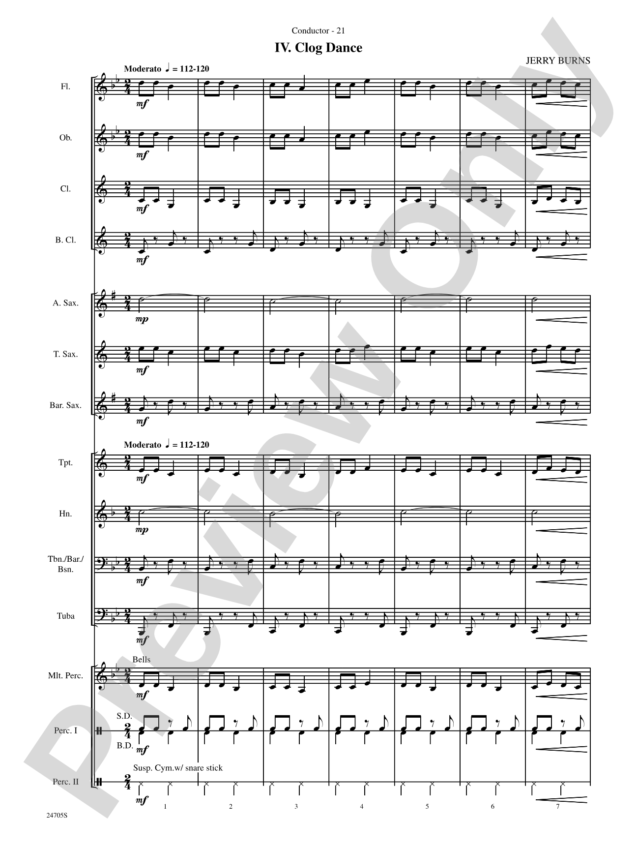 Belwin Beginning Band Kit #2: Concert Band Conductor Score & Parts