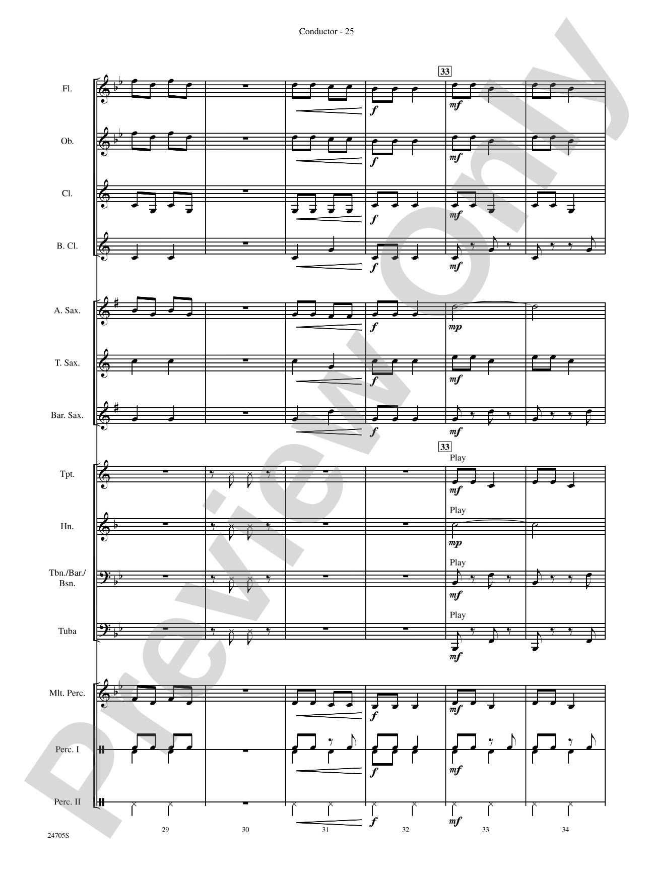 Belwin Beginning Band Kit #2: Concert Band Conductor Score & Parts