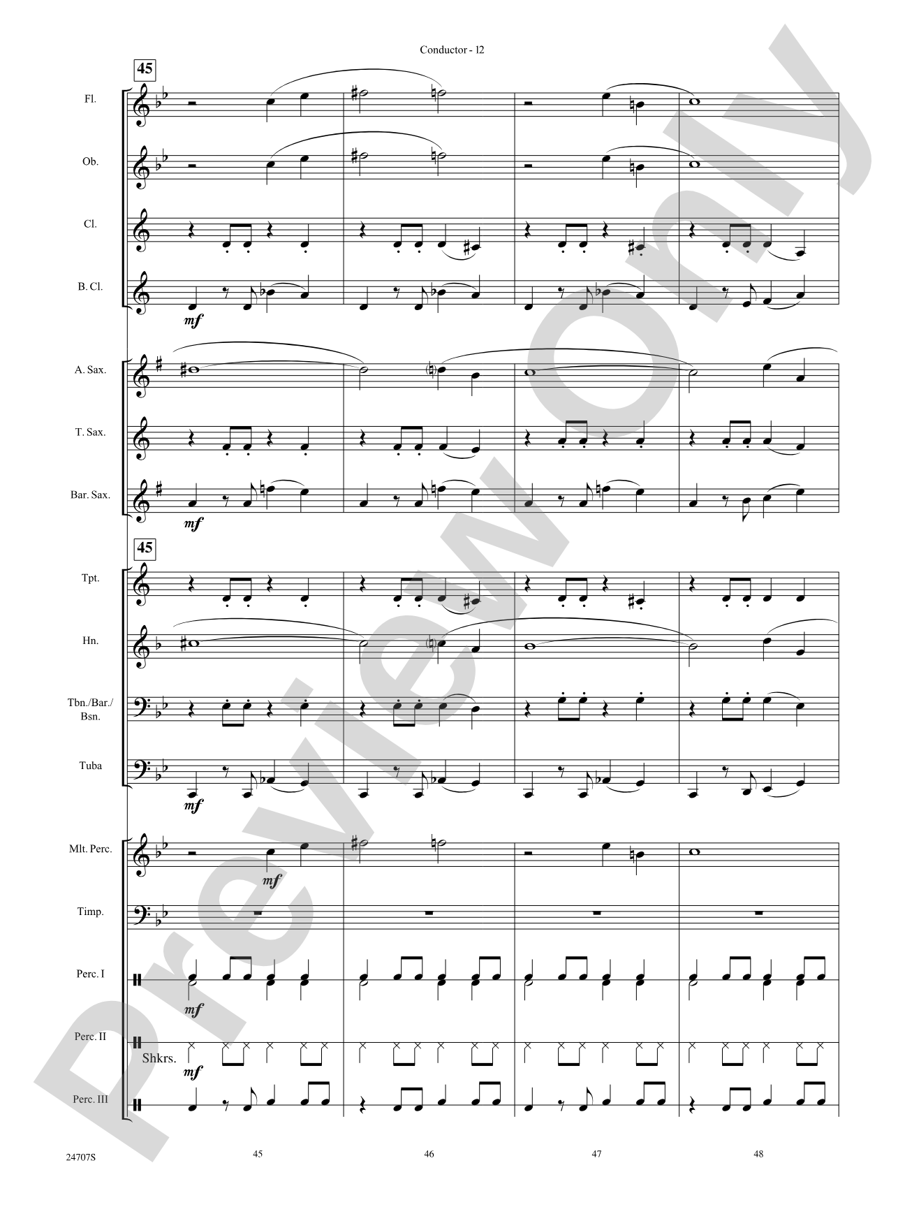 Hooroosh!: Concert Band Conductor Score & Parts