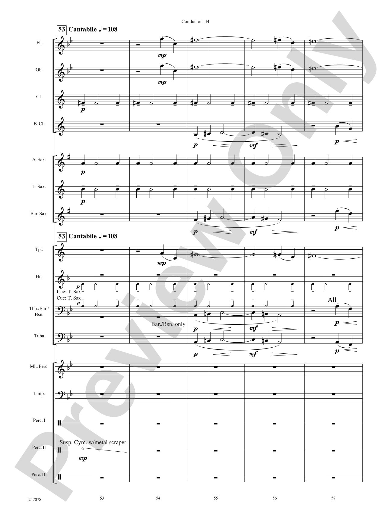 Hooroosh!: Concert Band Conductor Score & Parts