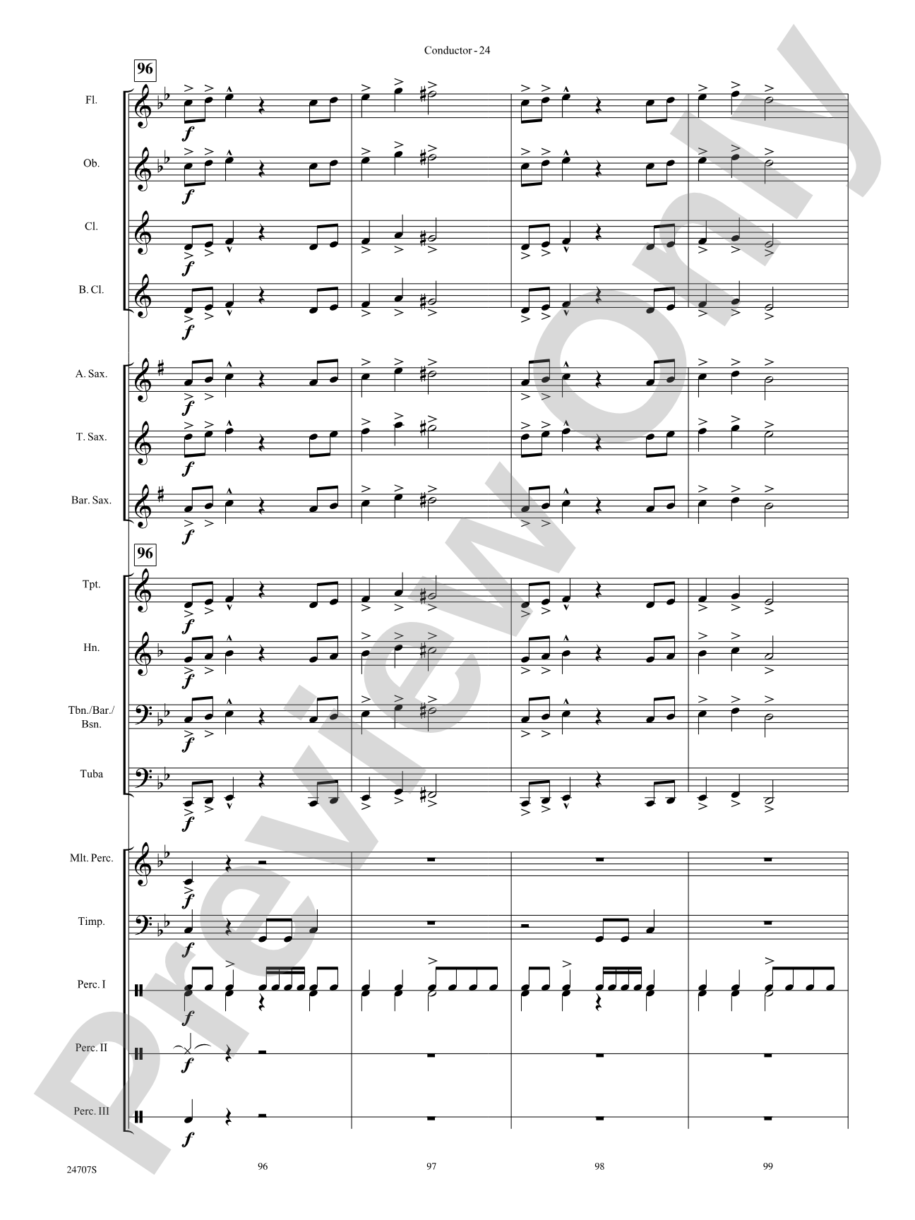 Hooroosh!: Concert Band Conductor Score & Parts