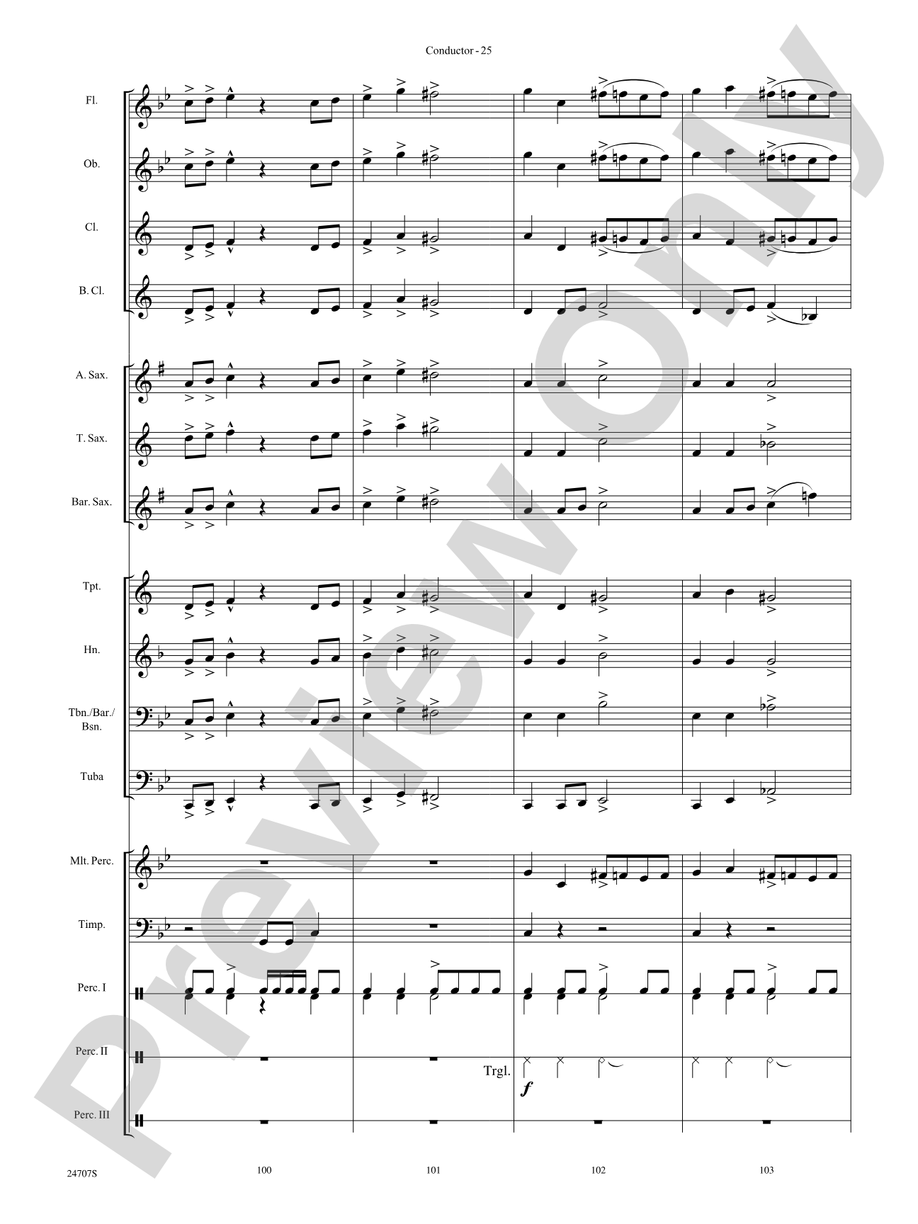 Hooroosh!: Concert Band Conductor Score & Parts