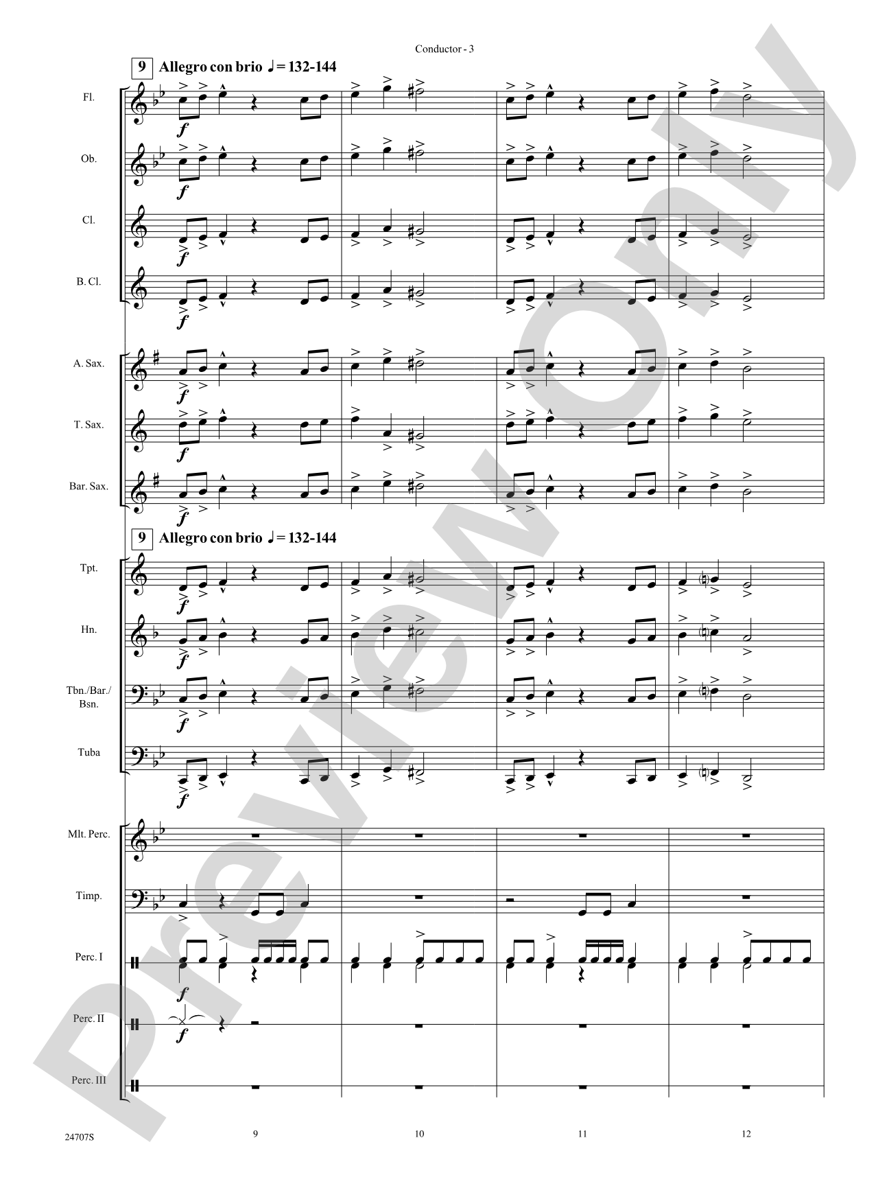 Hooroosh!: Concert Band Conductor Score & Parts