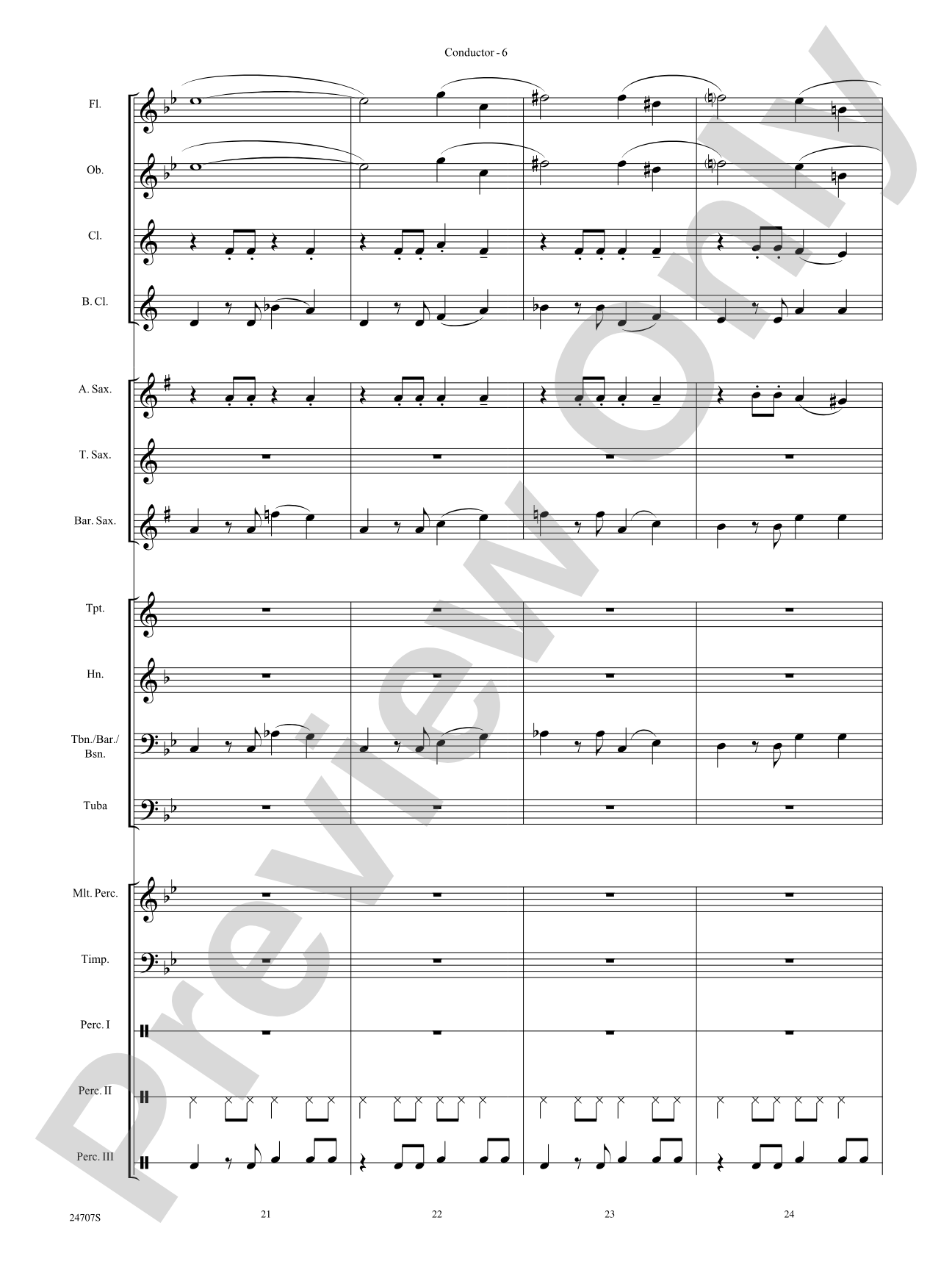 Hooroosh!: Concert Band Conductor Score & Parts