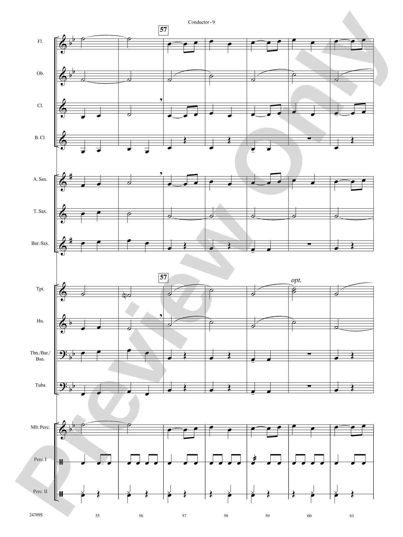 Falcons in Flight: Concert Band Conductor Score & Parts