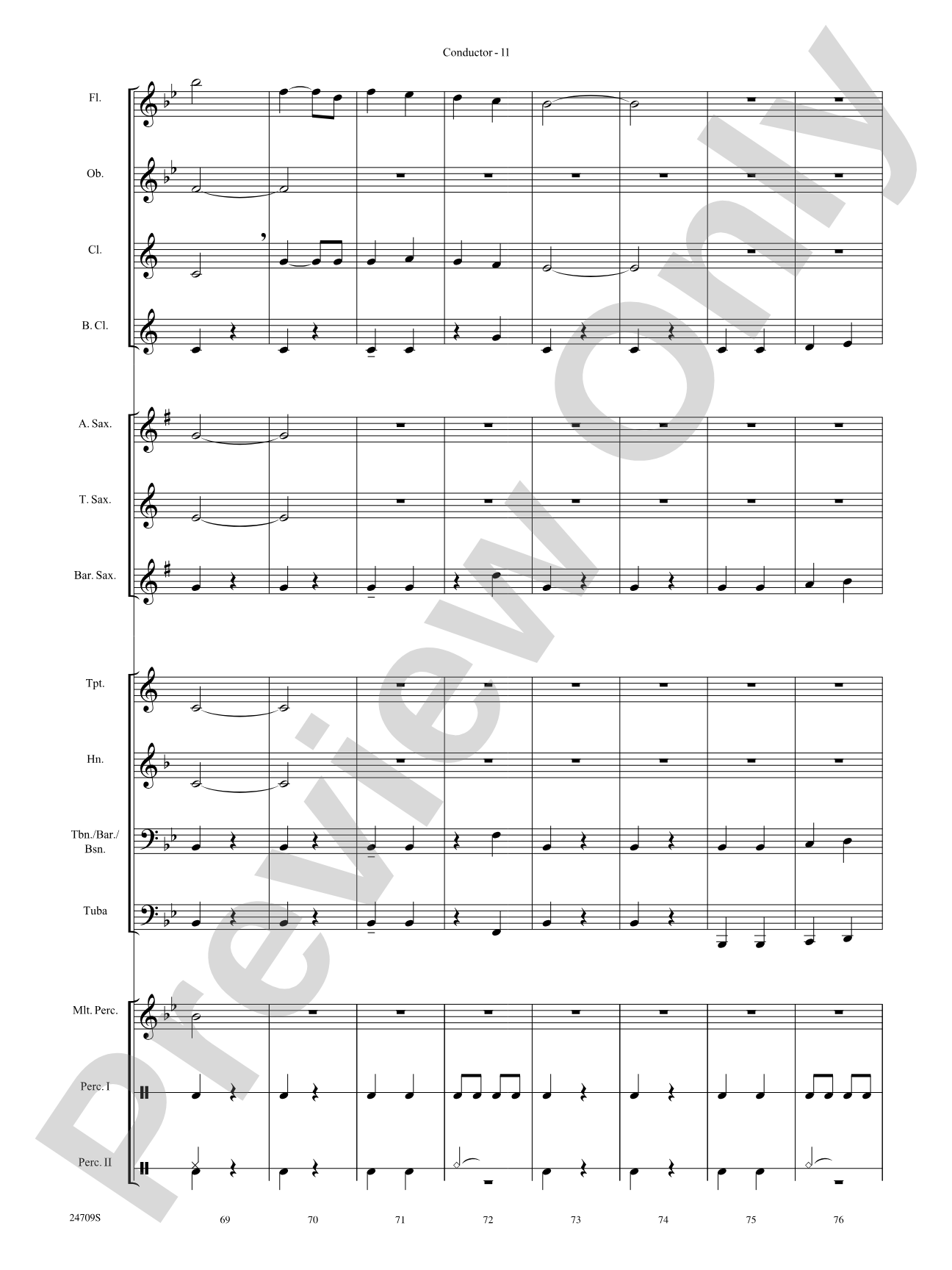 Falcons in Flight: Concert Band Conductor Score & Parts