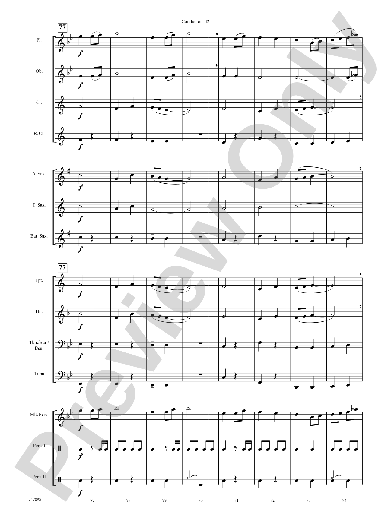 Falcons in Flight: Concert Band Conductor Score & Parts
