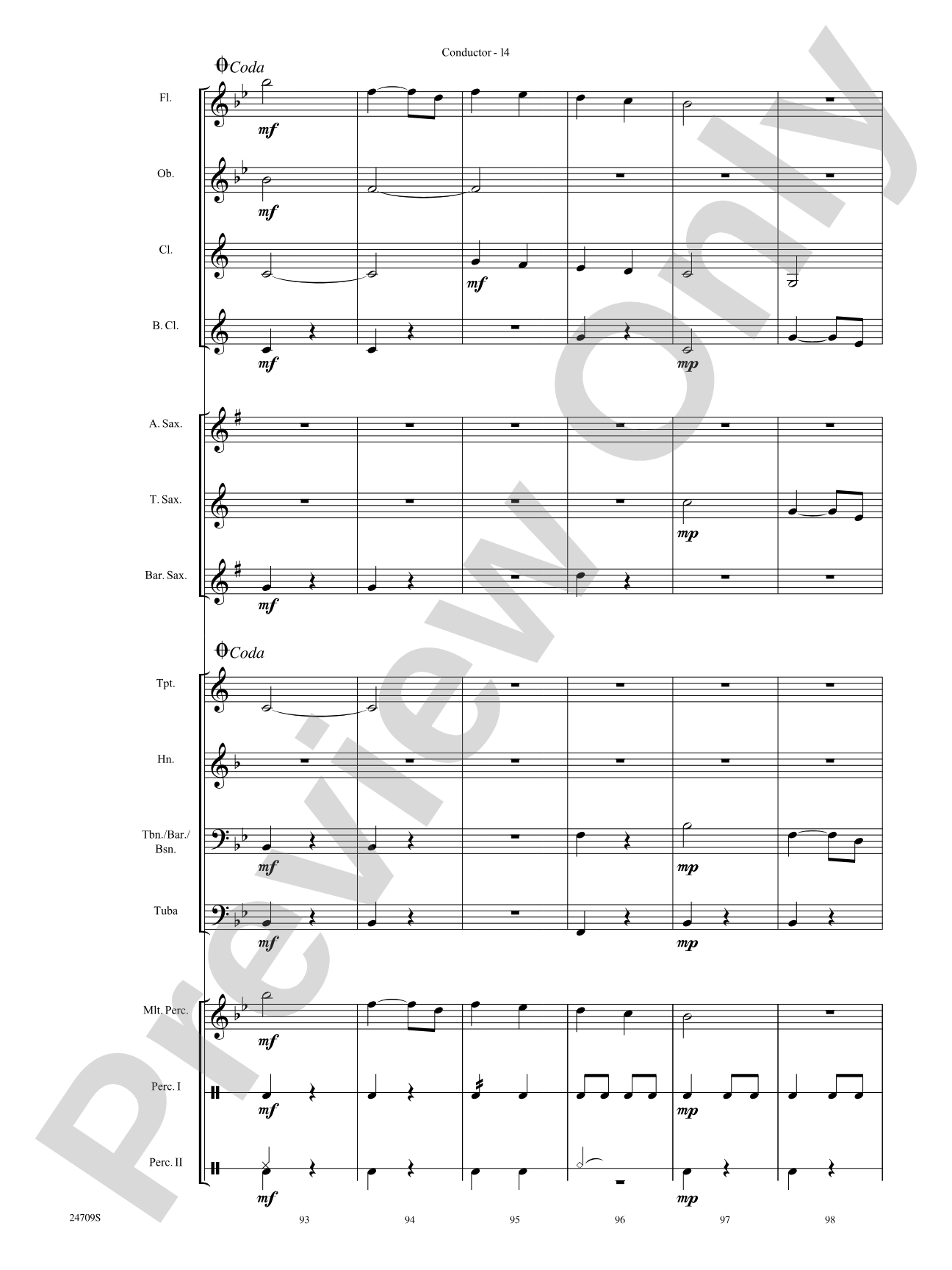 Falcons in Flight: Concert Band Conductor Score & Parts