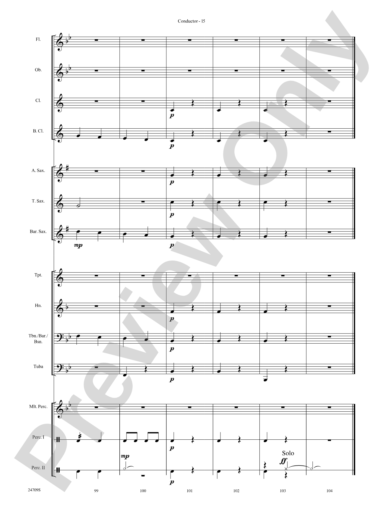 Falcons in Flight: Concert Band Conductor Score & Parts
