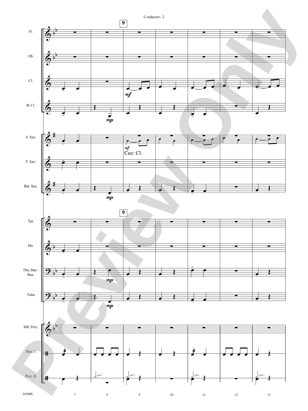 Falcons in Flight: Concert Band Conductor Score & Parts