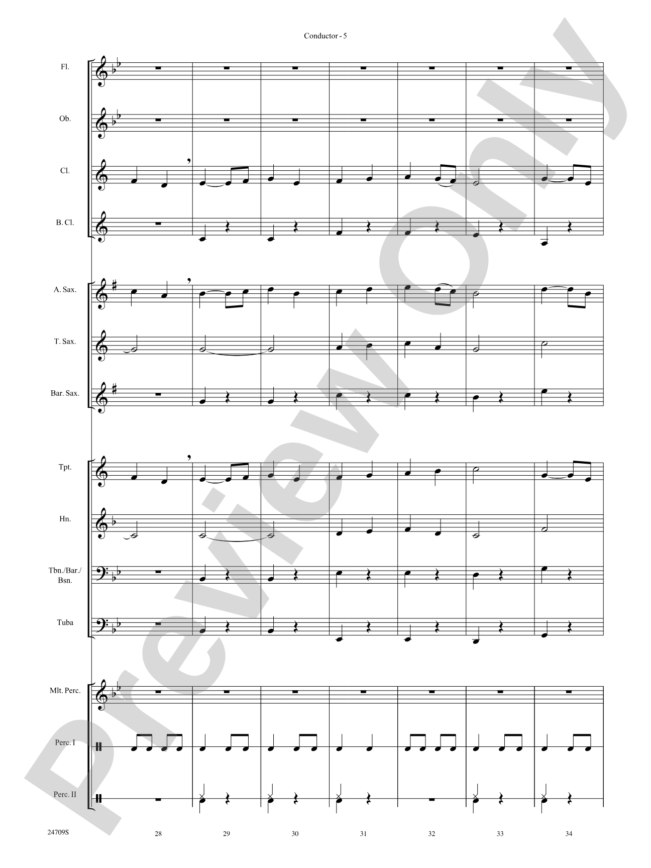 Falcons in Flight: Concert Band Conductor Score & Parts