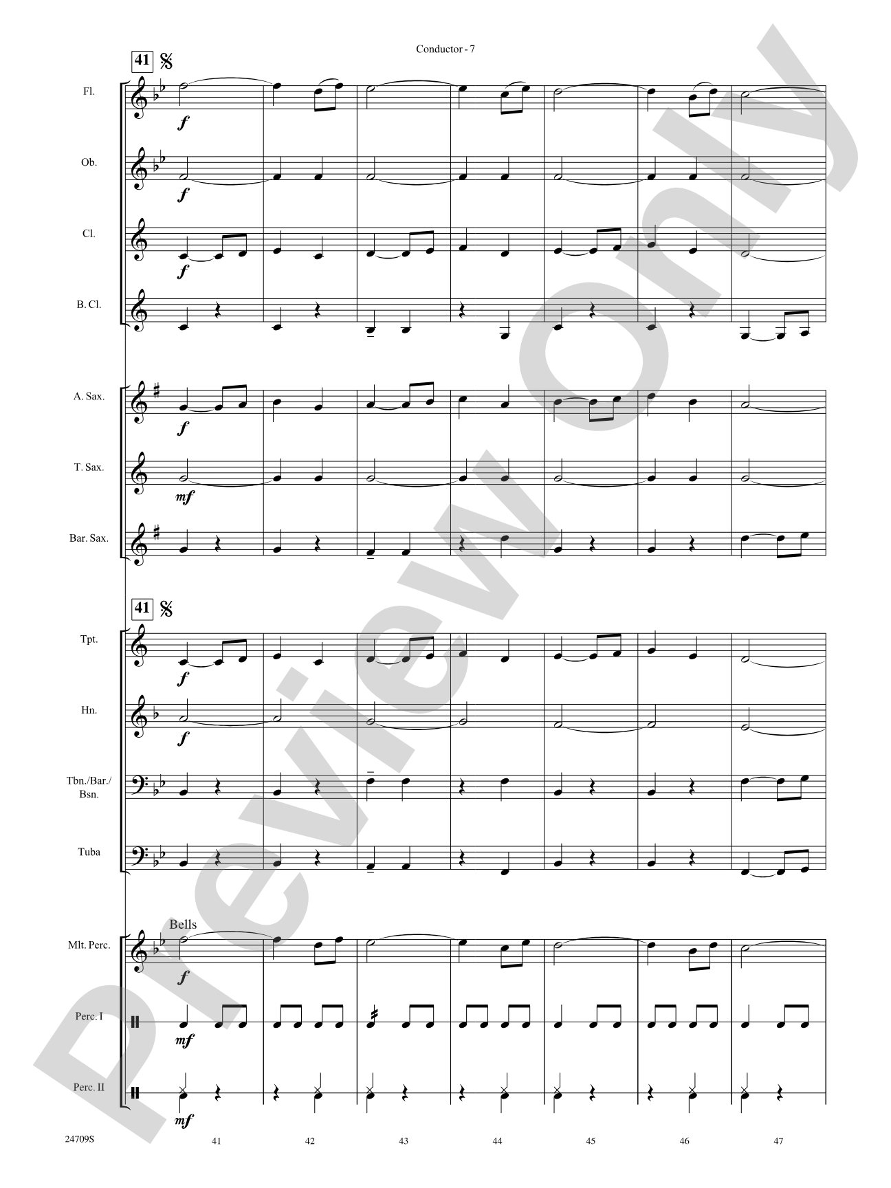 Falcons in Flight: Concert Band Conductor Score & Parts