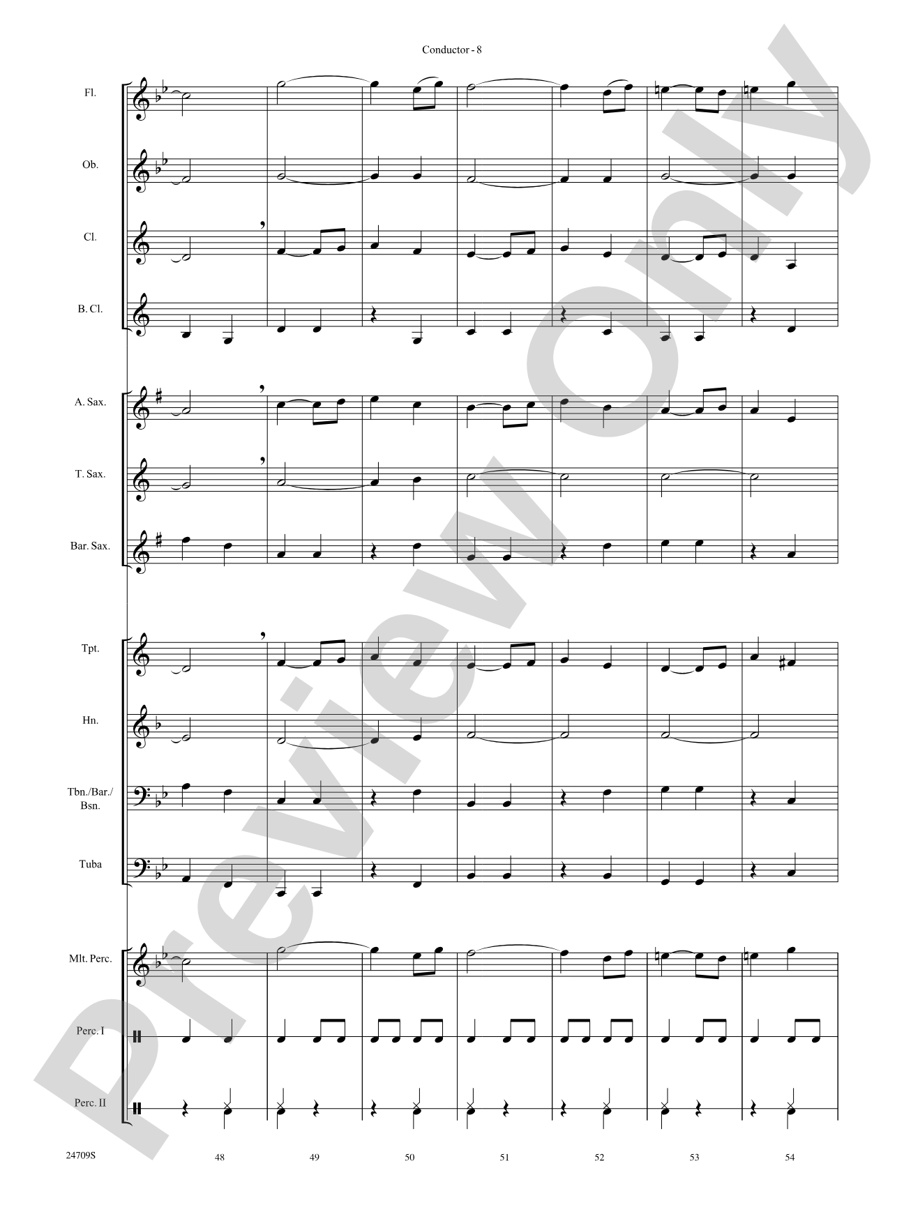 Falcons in Flight: Concert Band Conductor Score & Parts