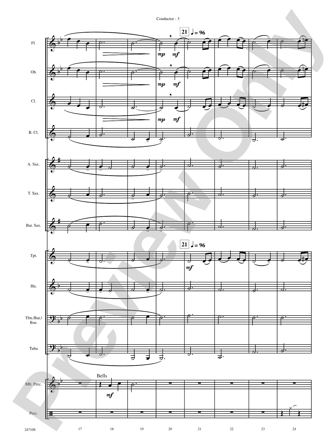Chorale Elega'nt: Concert Band Conductor Score & Parts