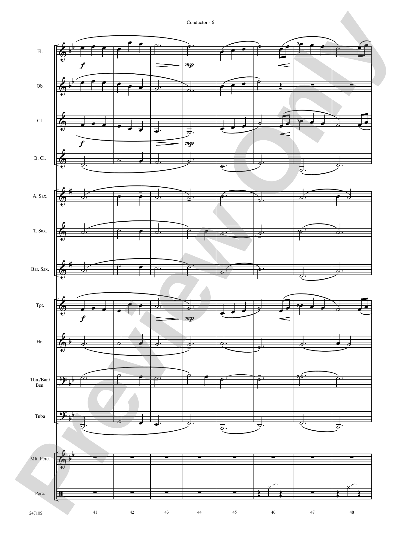 Chorale Elega'nt: Concert Band Conductor Score & Parts