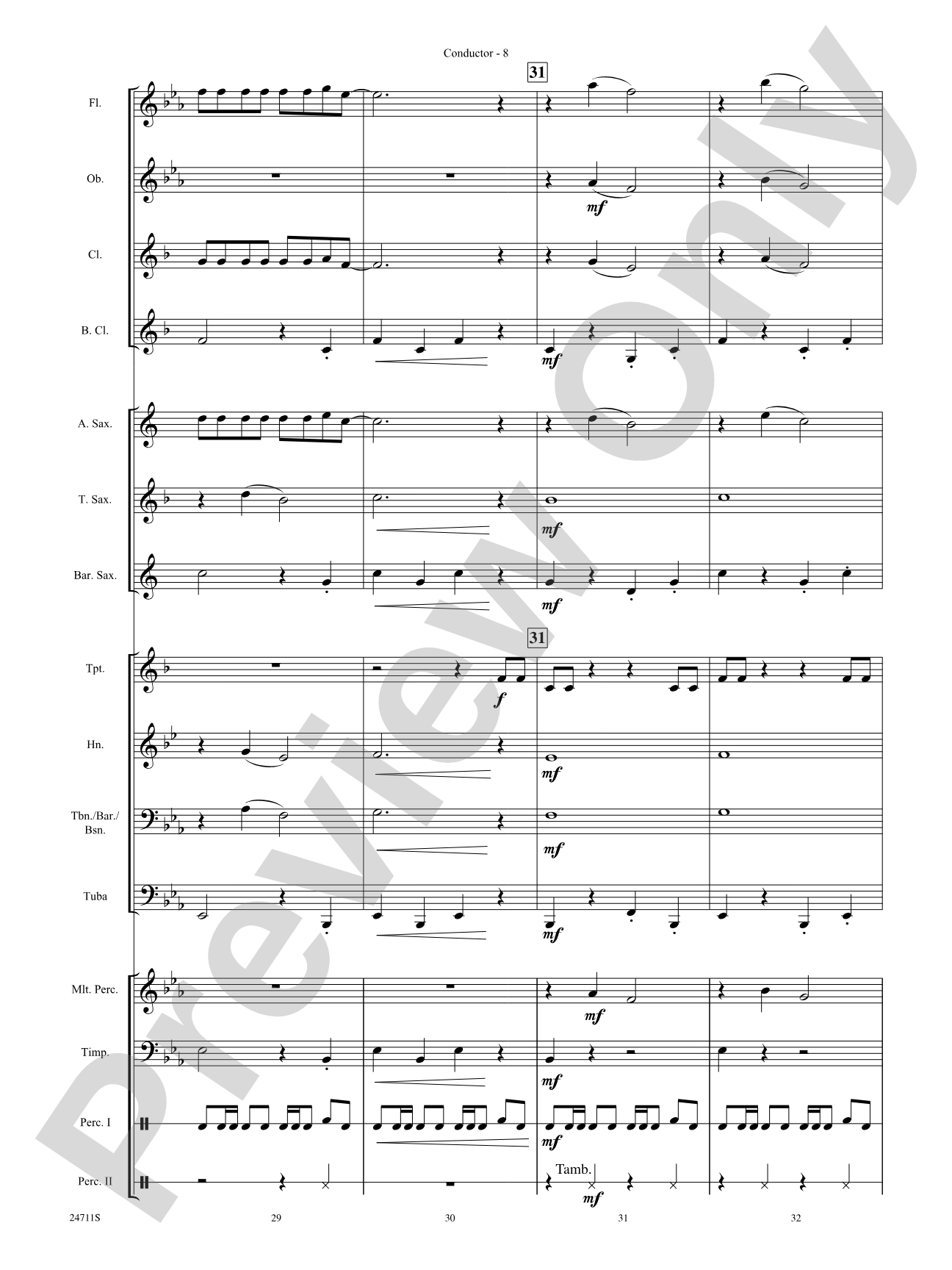 Siyahamba (We Are Marching): Concert Band Conductor Score & Parts
