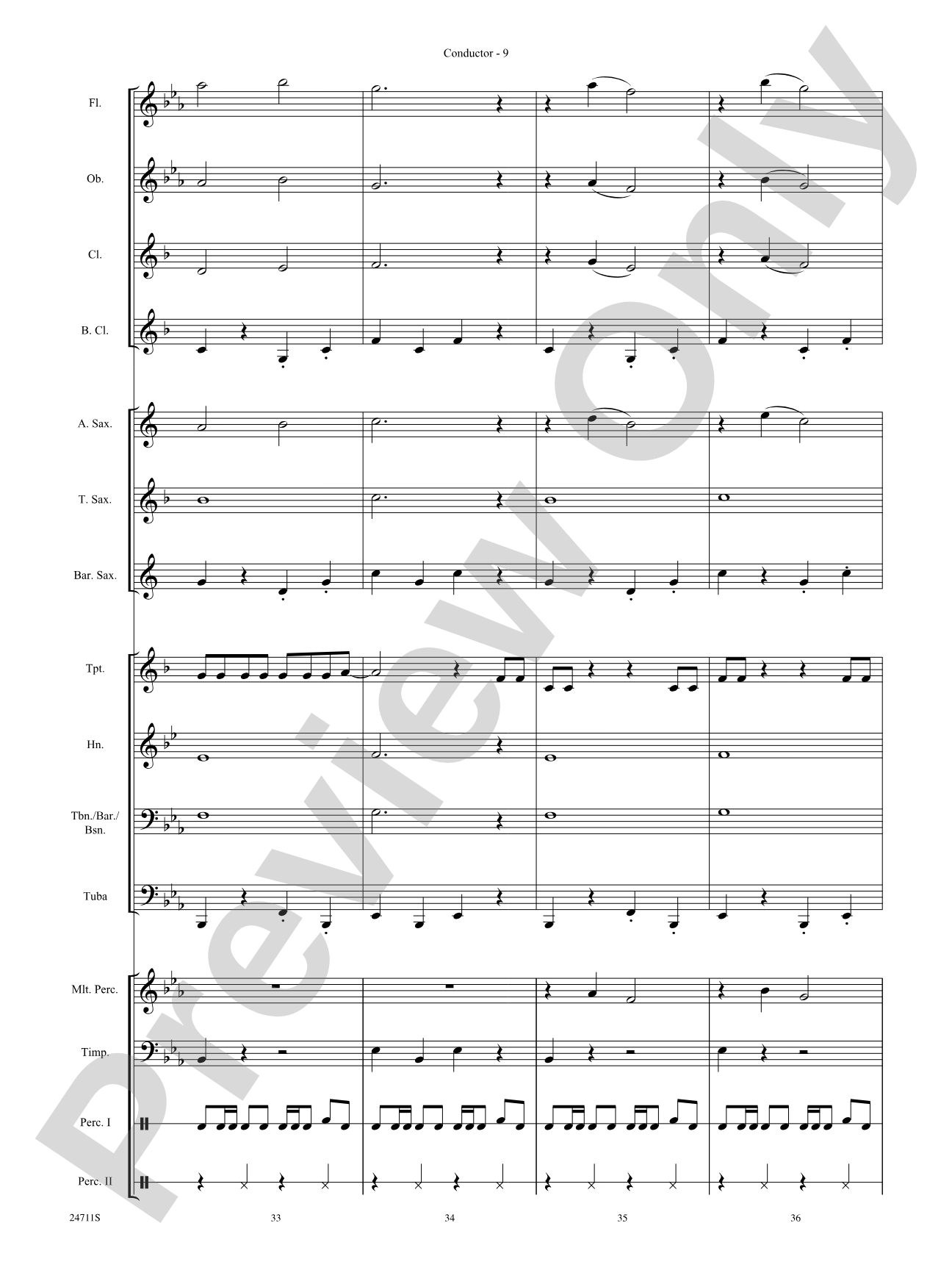 Siyahamba (We Are Marching): Concert Band Conductor Score & Parts