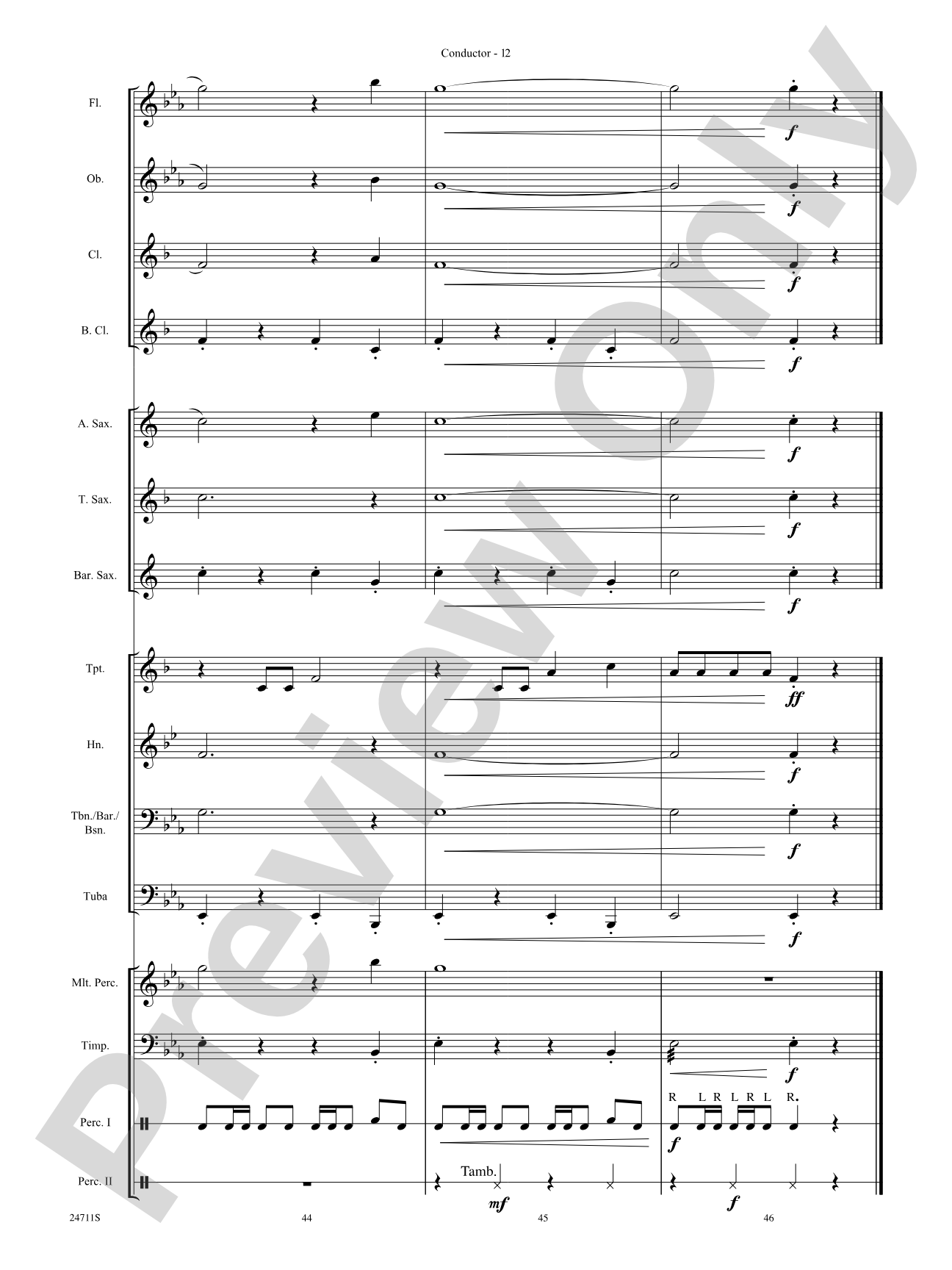 Siyahamba (We Are Marching): Concert Band Conductor Score & Parts