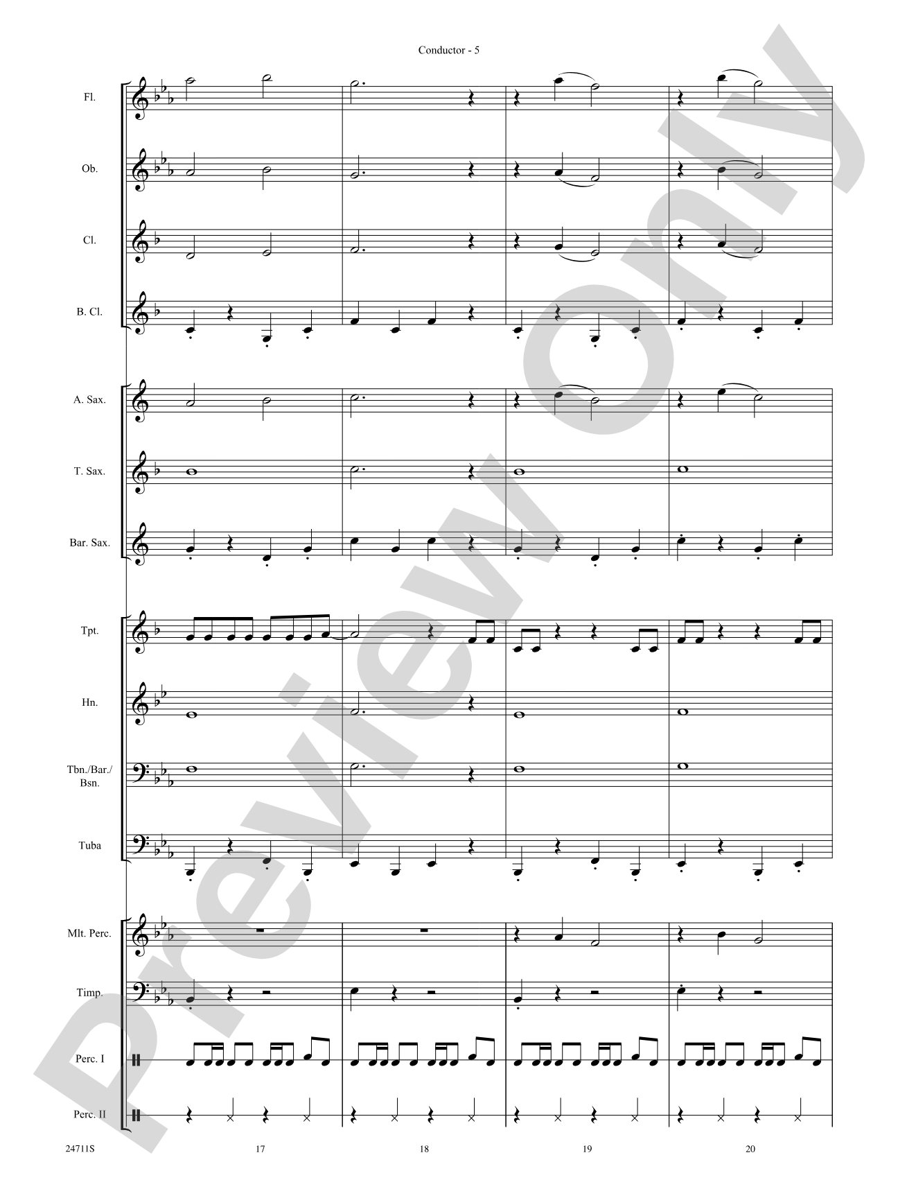 Siyahamba (We Are Marching): Concert Band Conductor Score & Parts