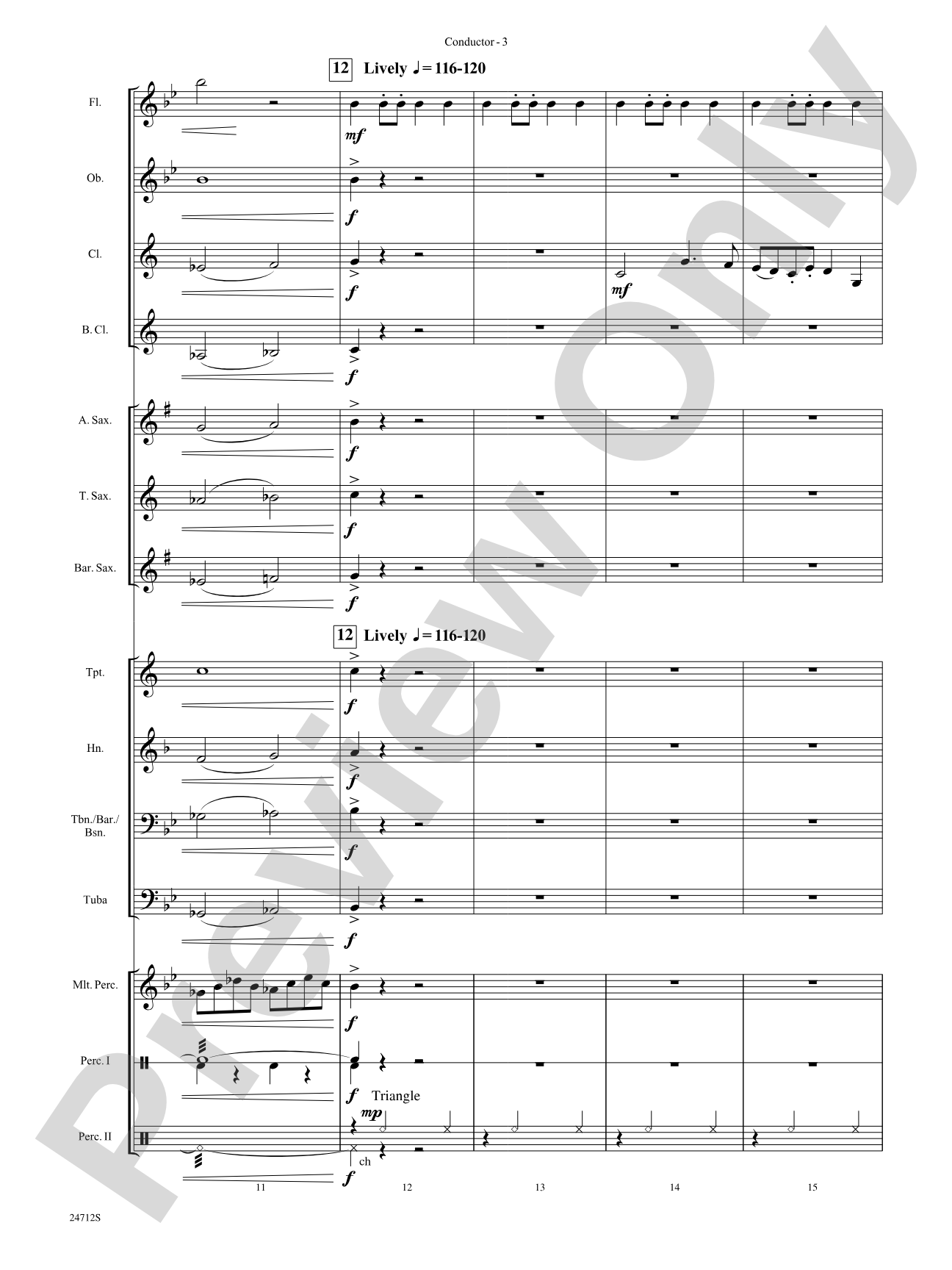 Chrysalis: Concert Band Conductor Score & Parts