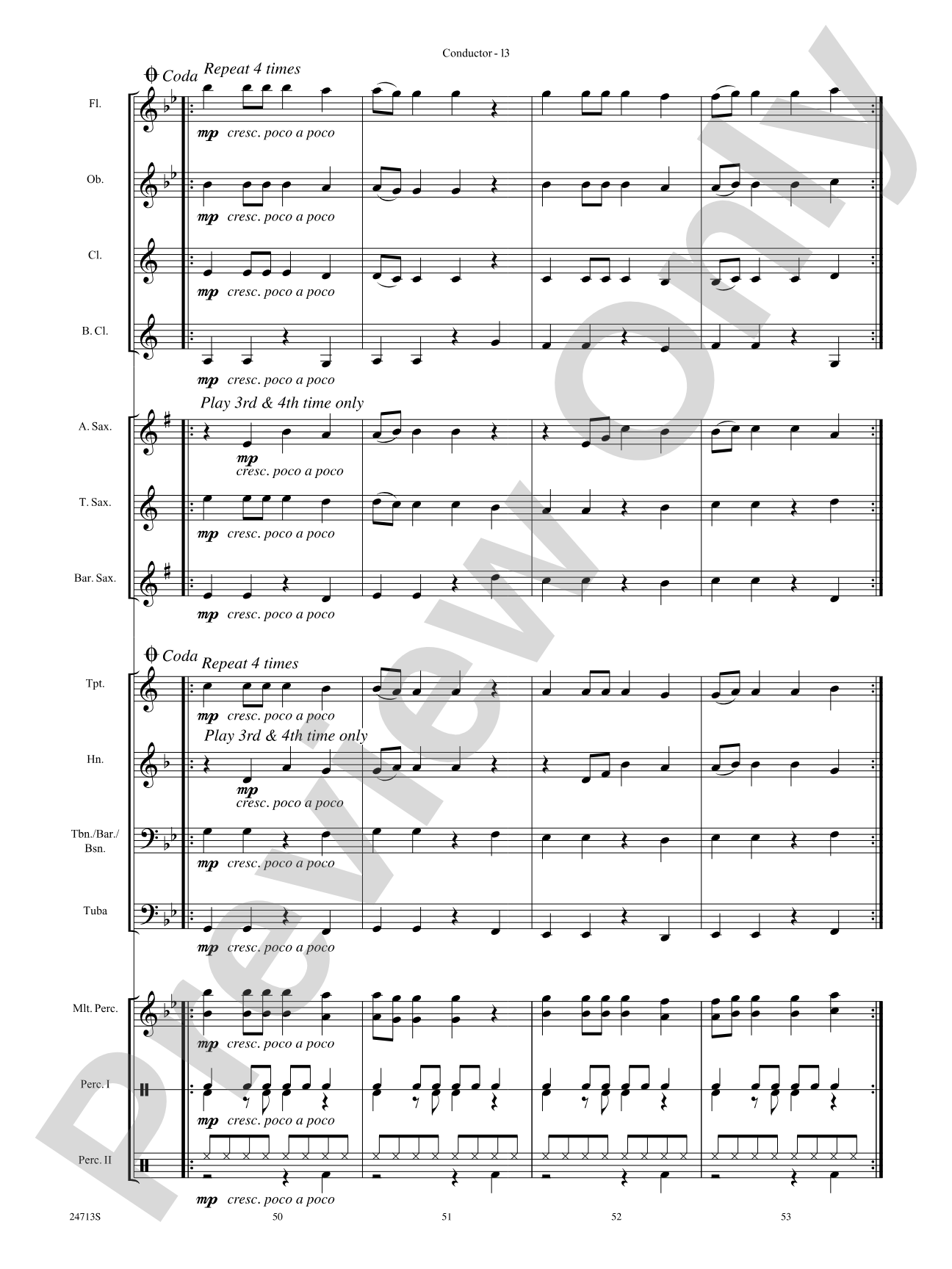 A New Journey: Concert Band Conductor Score & Parts