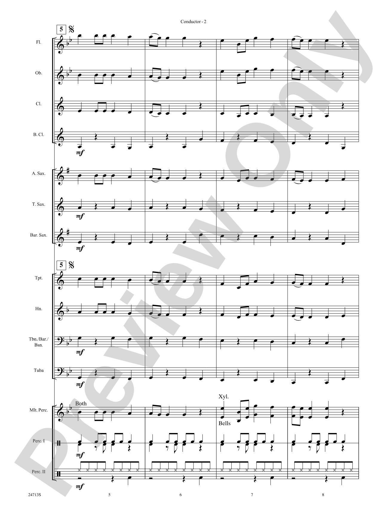 A New Journey: Concert Band Conductor Score & Parts