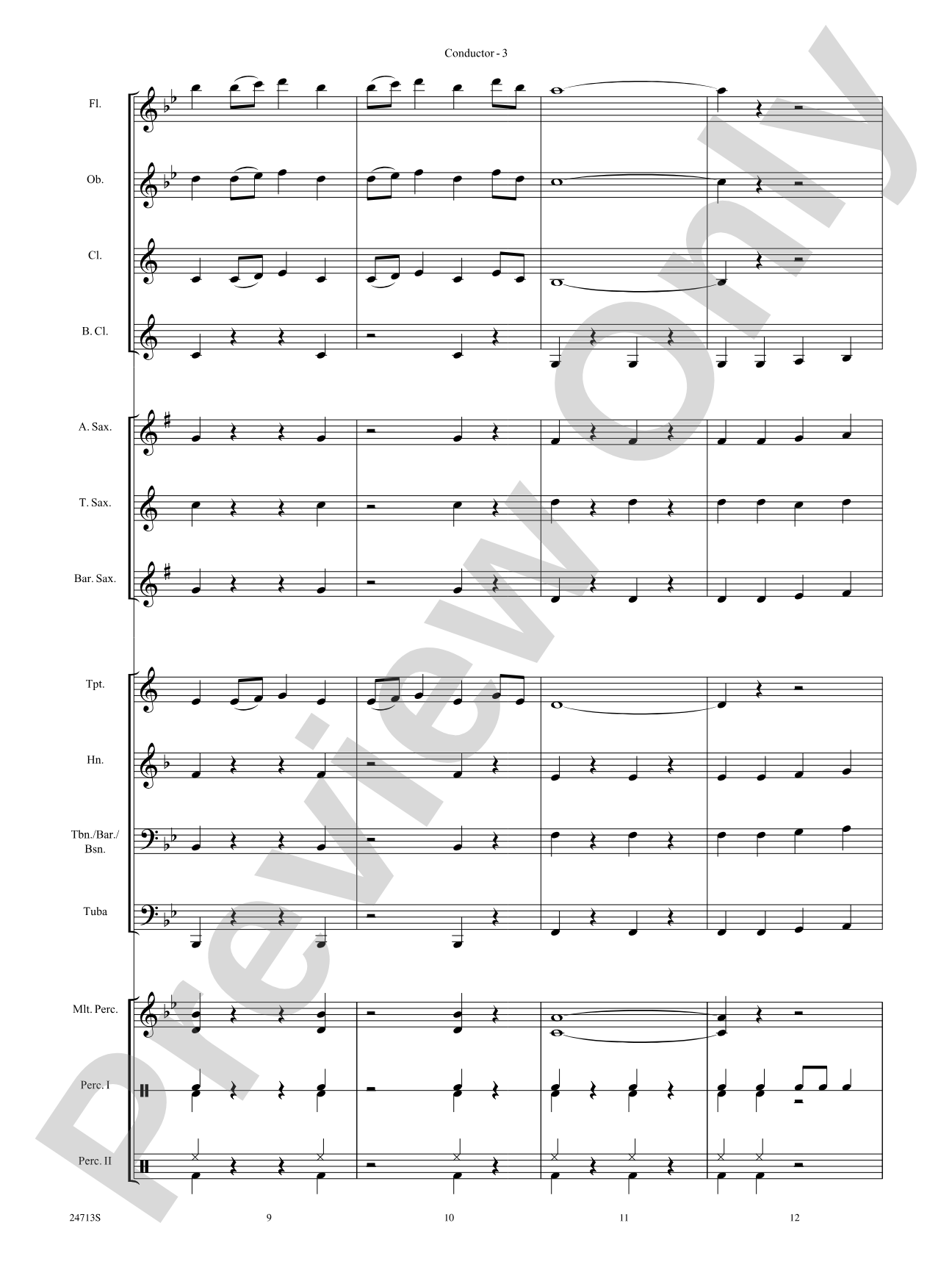 A New Journey: Concert Band Conductor Score & Parts