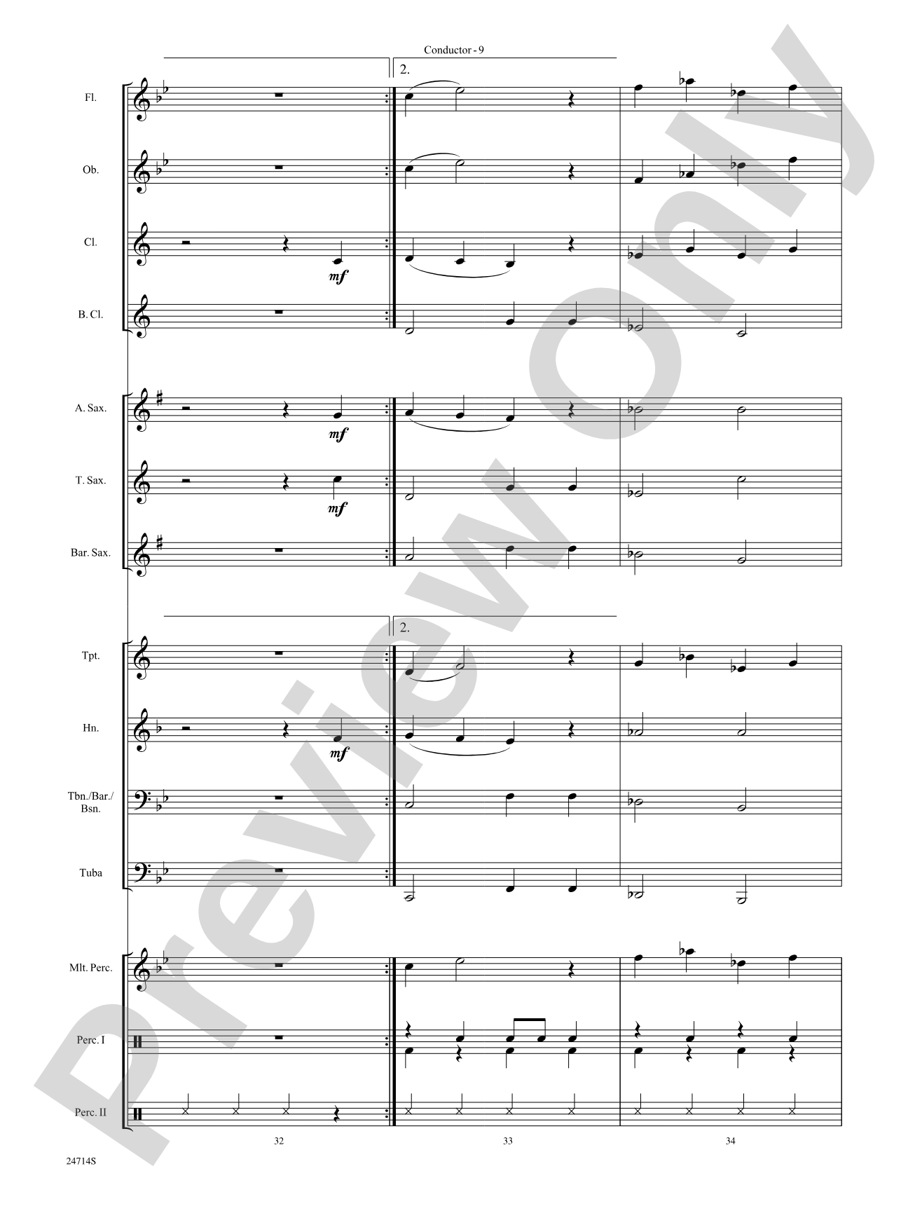 Santa Claus Is Comin' to Town: Concert Band Conductor Score & Parts