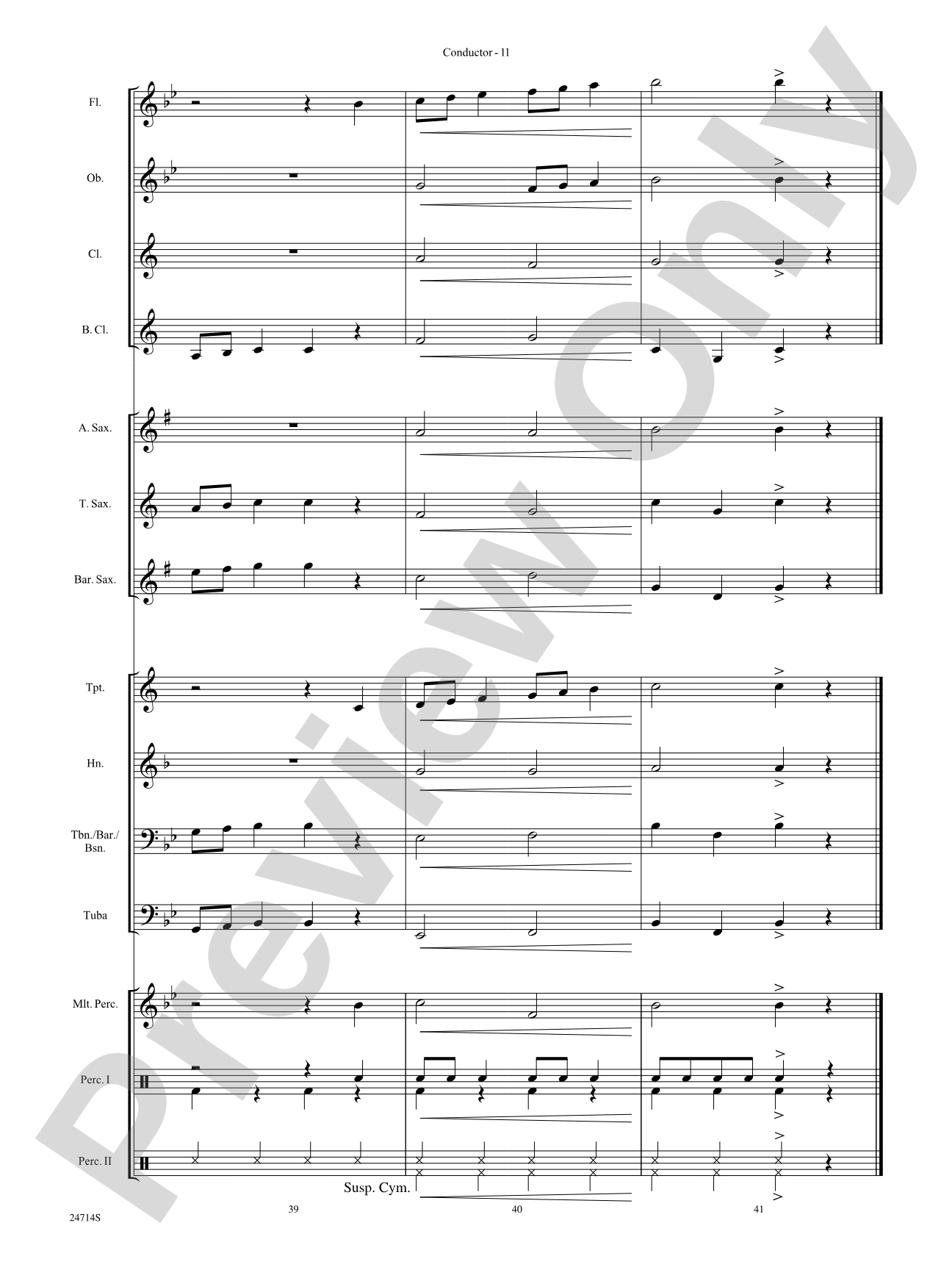Santa Claus Is Comin' to Town: Concert Band Conductor Score & Parts