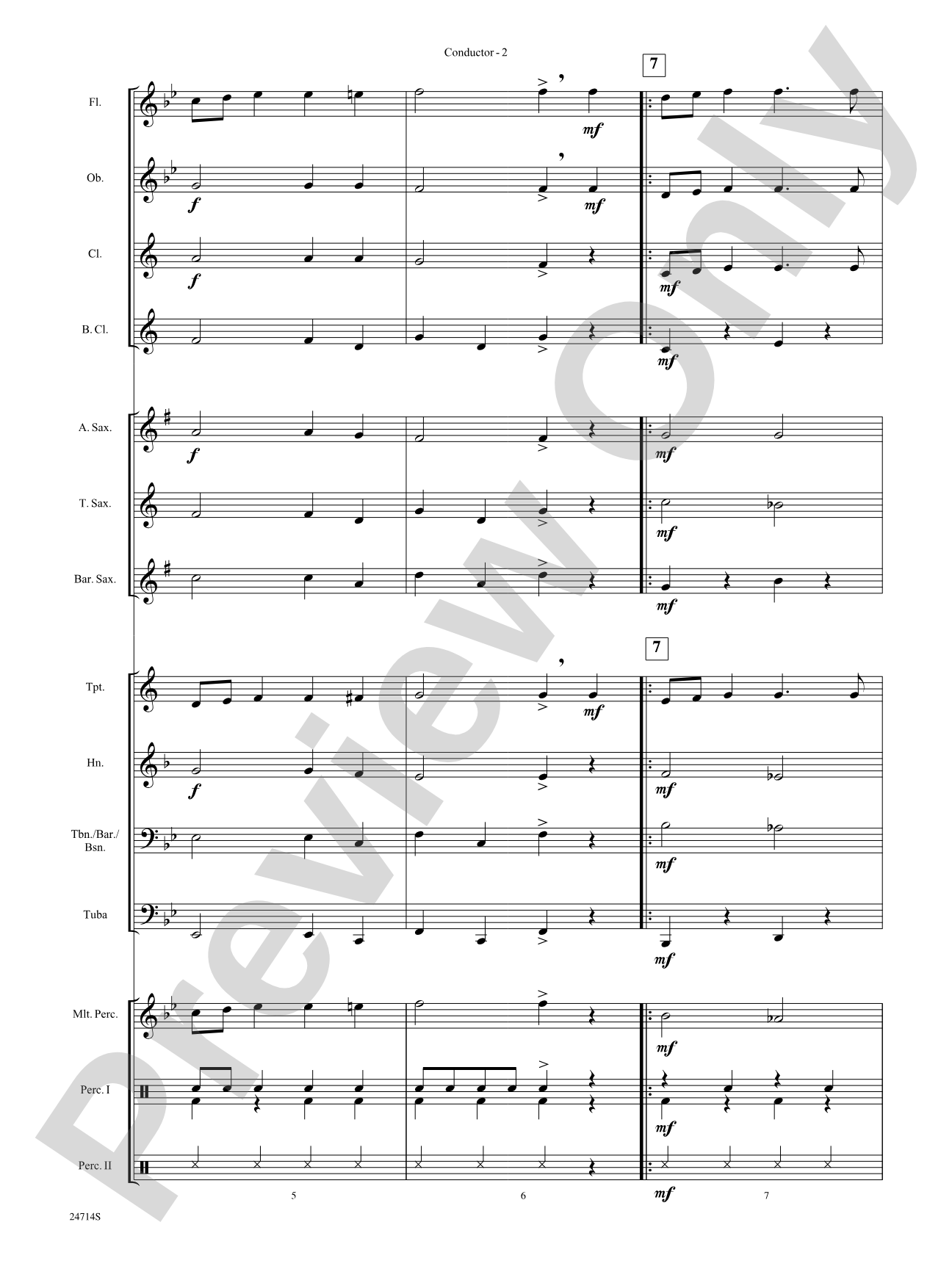 Santa Claus Is Comin' to Town: Concert Band Conductor Score & Parts