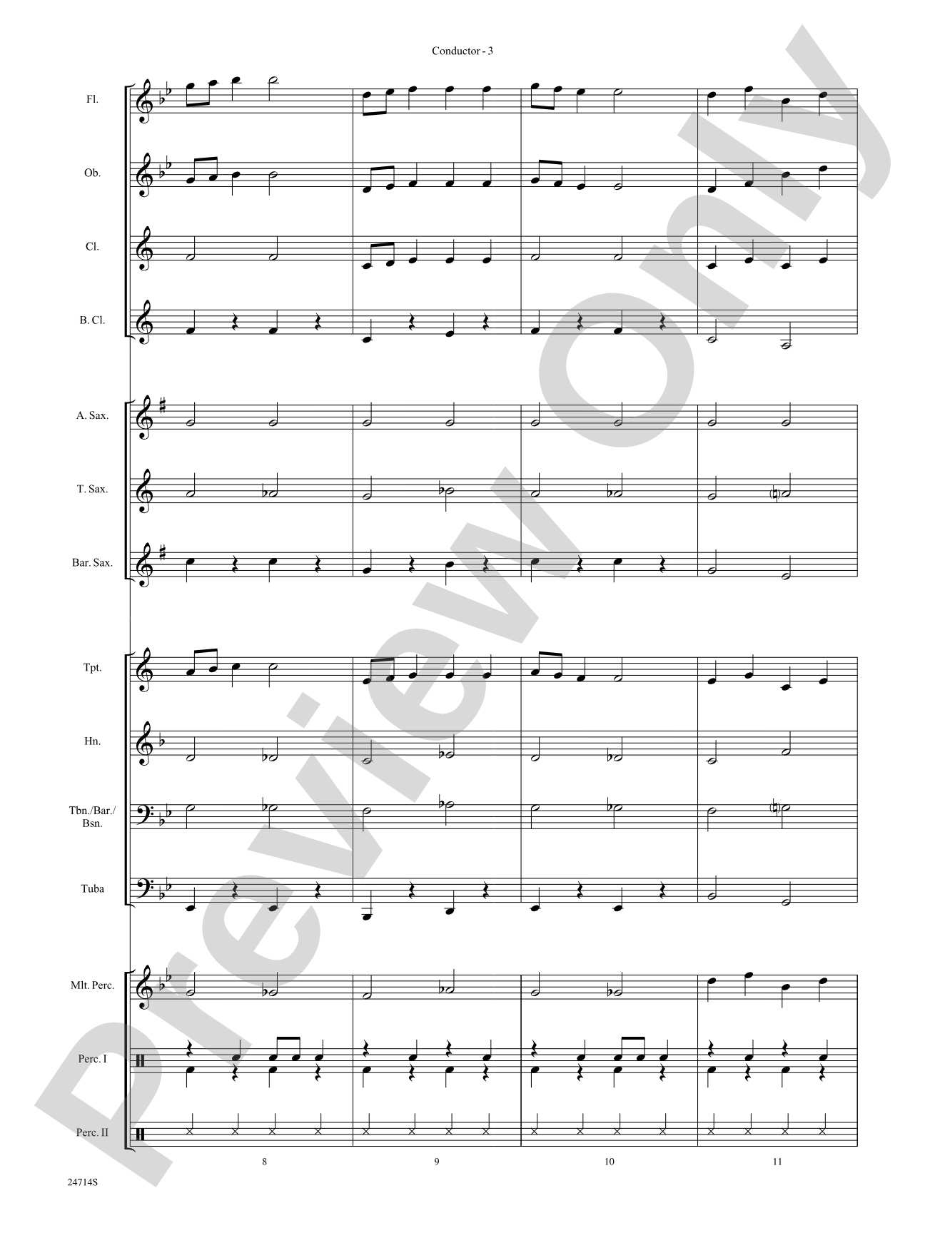 Santa Claus Is Comin' to Town: Concert Band Conductor Score & Parts