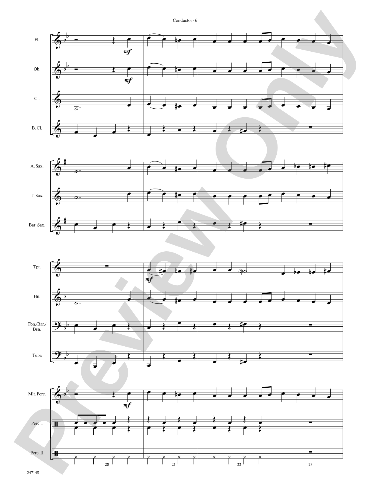 Santa Claus Is Comin' to Town: Concert Band Conductor Score & Parts