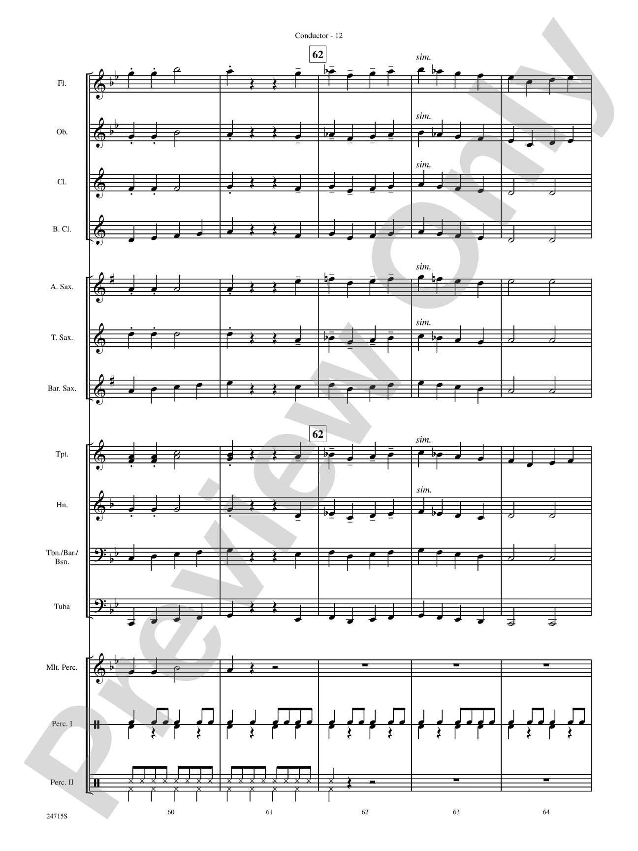 Holiday Variations (Based on "God Rest Ye Merry, Gentlemen"): Concert Band Conductor Score & Parts