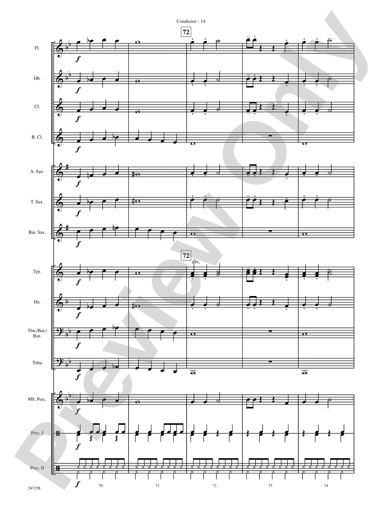 Holiday Variations (Based on "God Rest Ye Merry, Gentlemen"): Concert Band Conductor Score & Parts