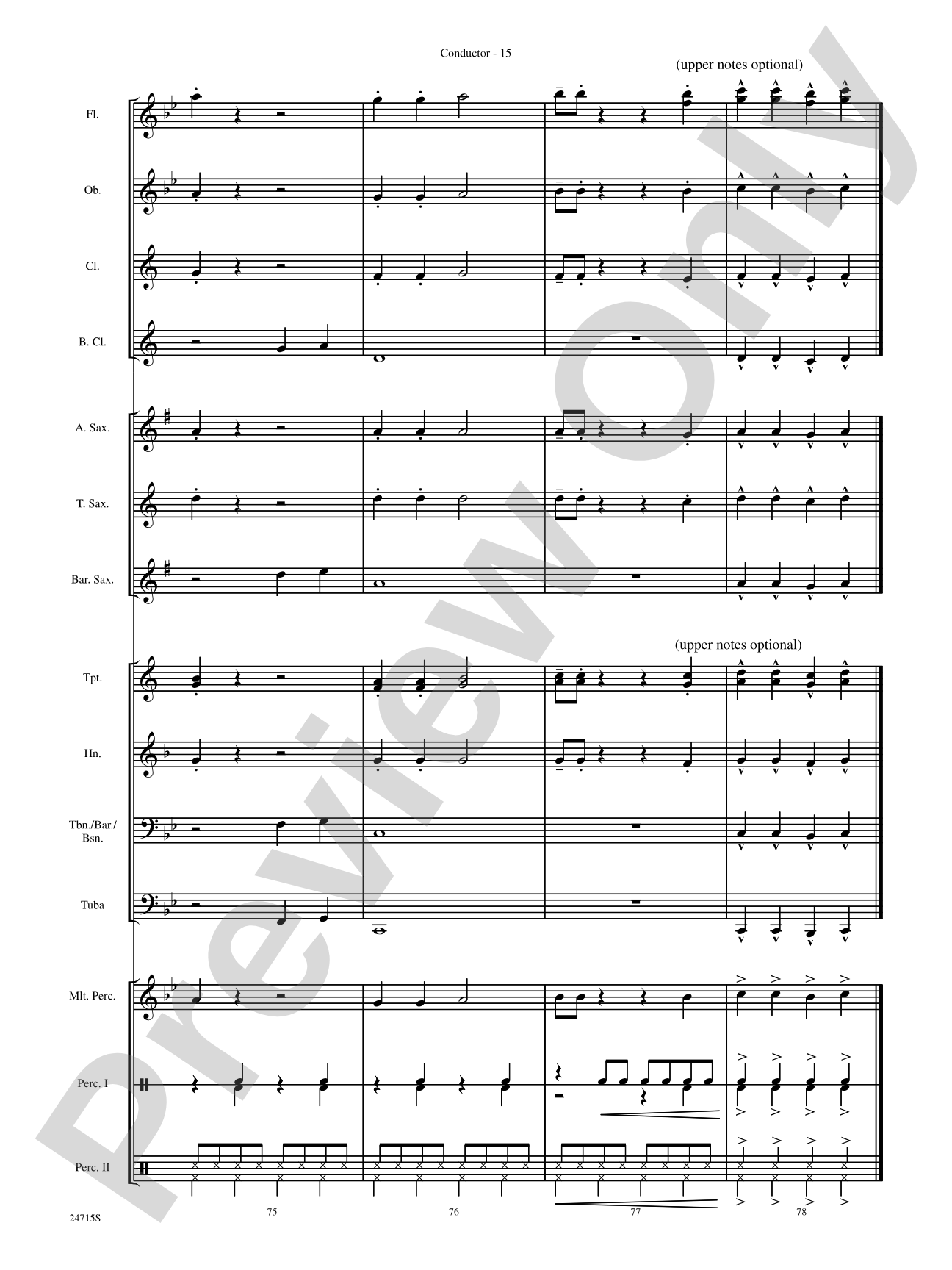 Holiday Variations (Based on "God Rest Ye Merry, Gentlemen"): Concert Band Conductor Score & Parts